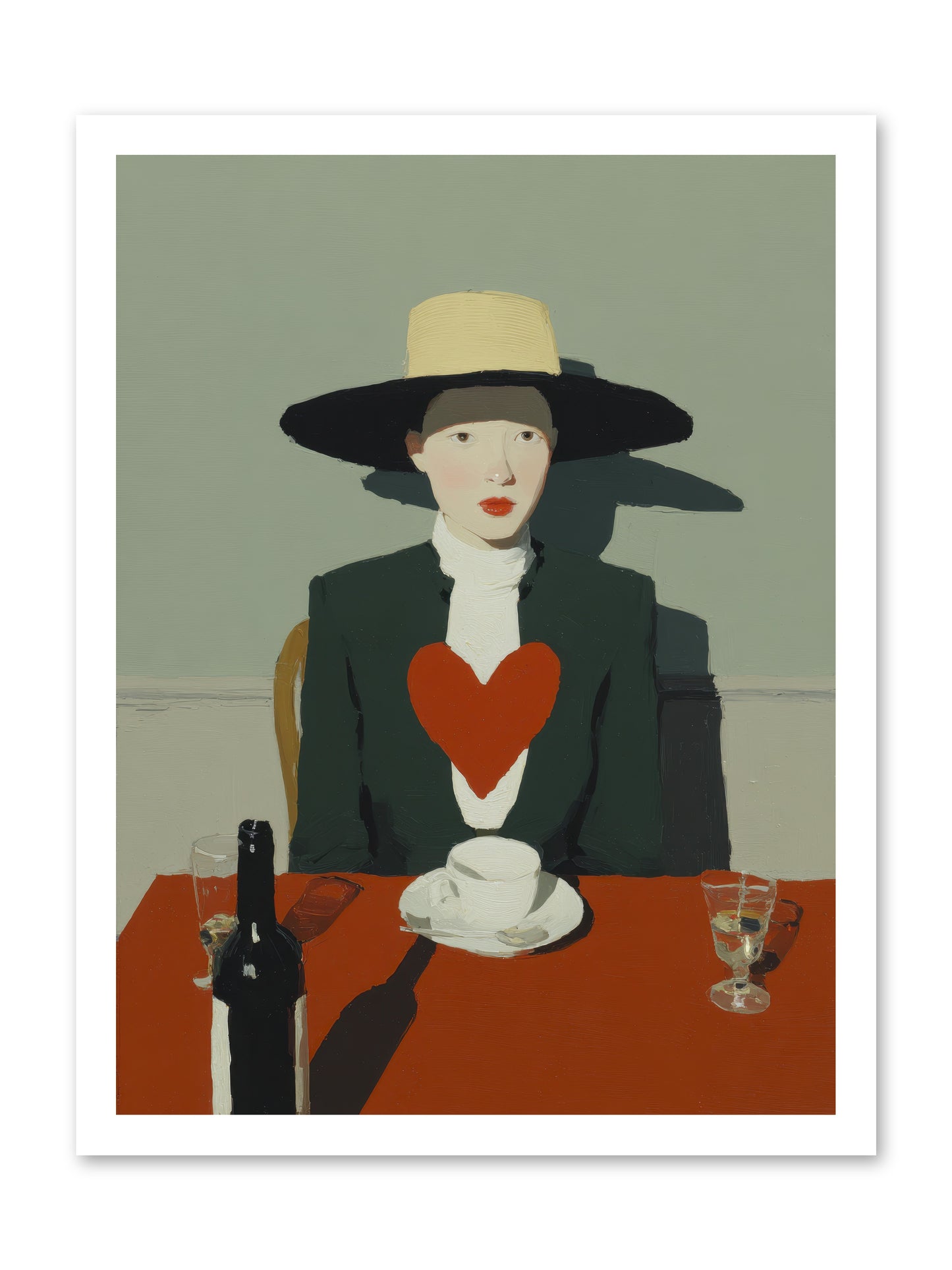 When Souls Find Their Match -- Loose Canvas Print 18x24