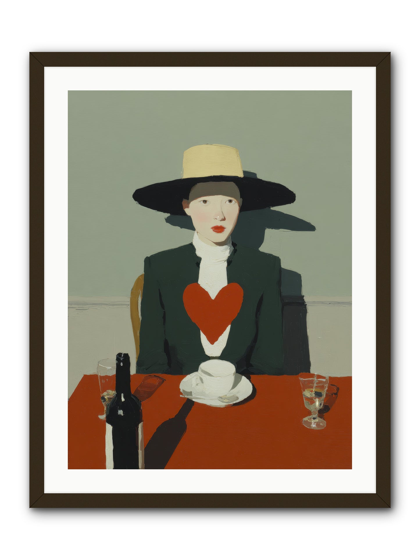 When Souls Find Their Match -- Framed Print - Black 24x32