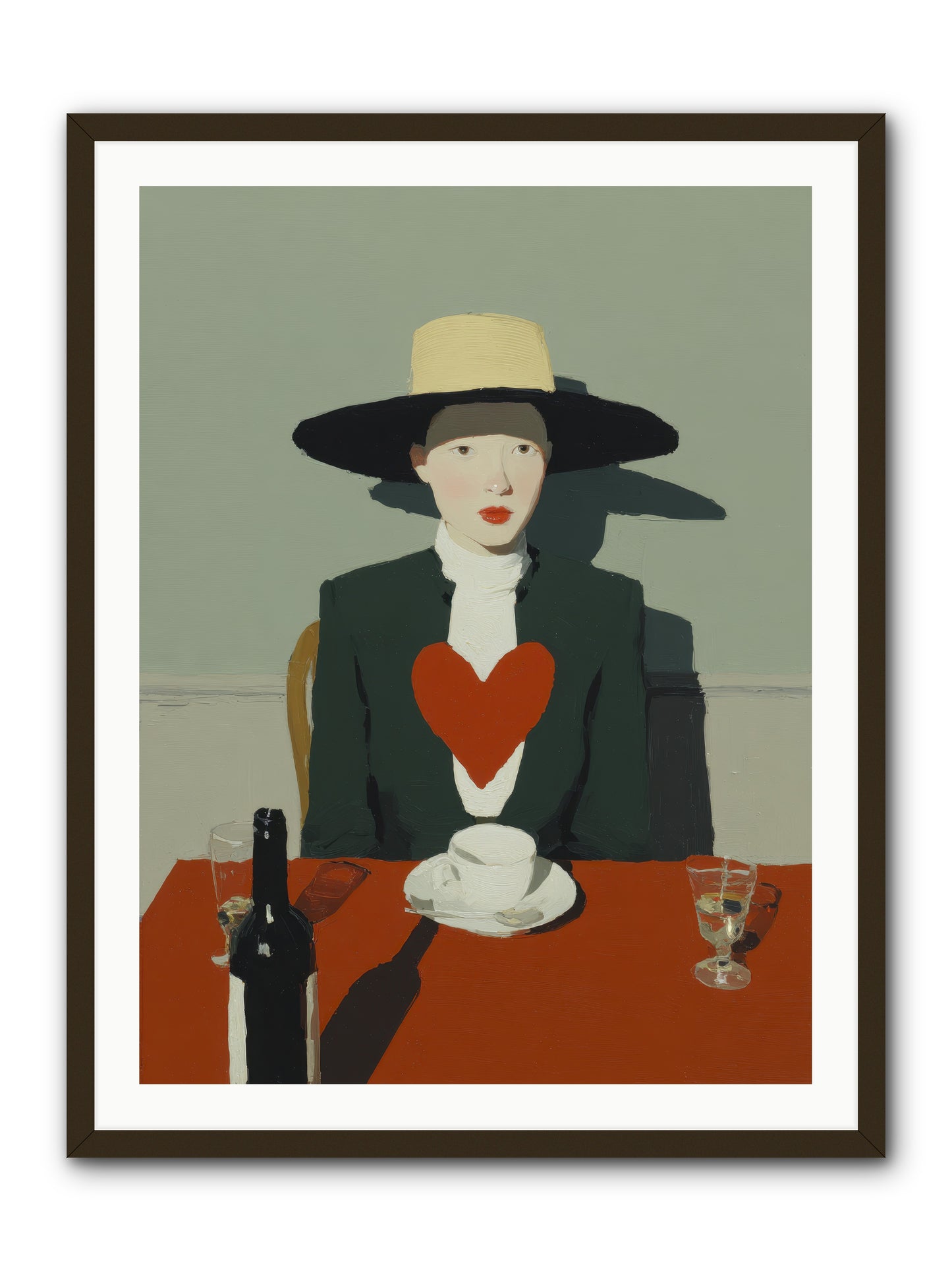 When Souls Find Their Match -- Framed Print - Black 30x40