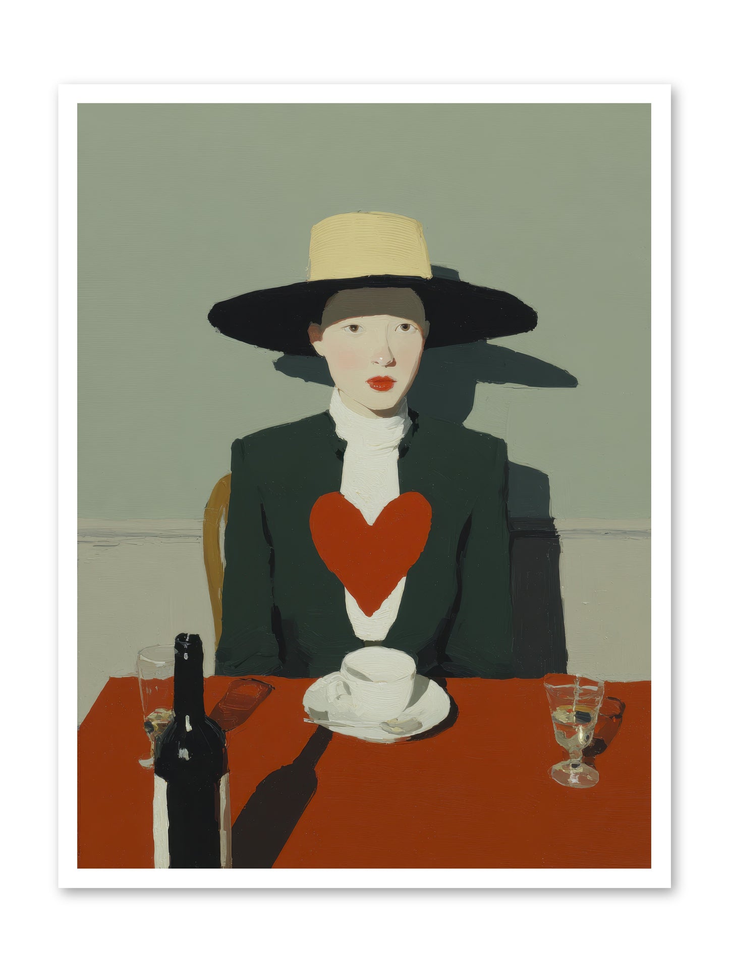 When Souls Find Their Match -- Loose Canvas Print 30x40
