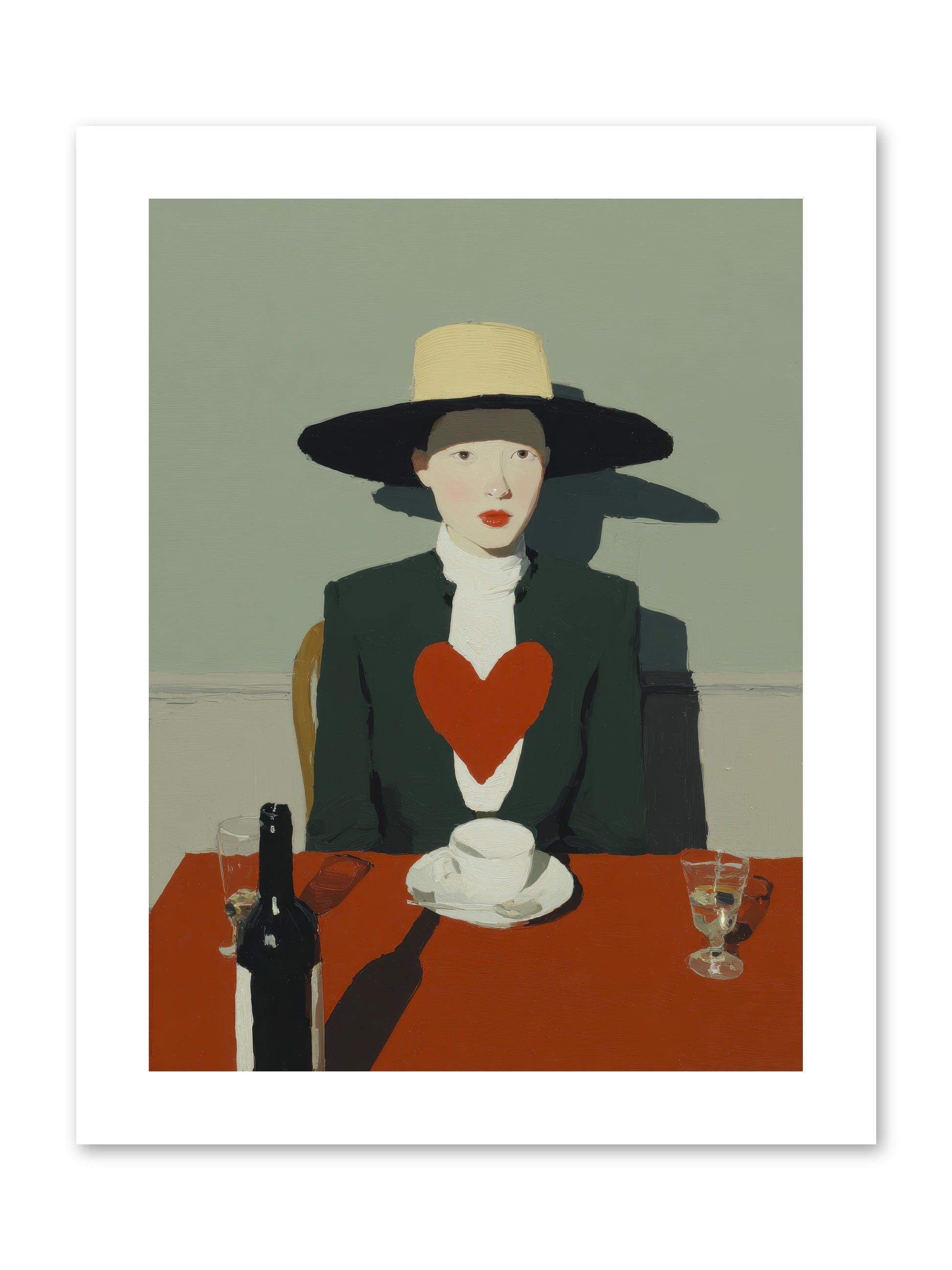 When Souls Find Their Match -- Paper Print 9x12