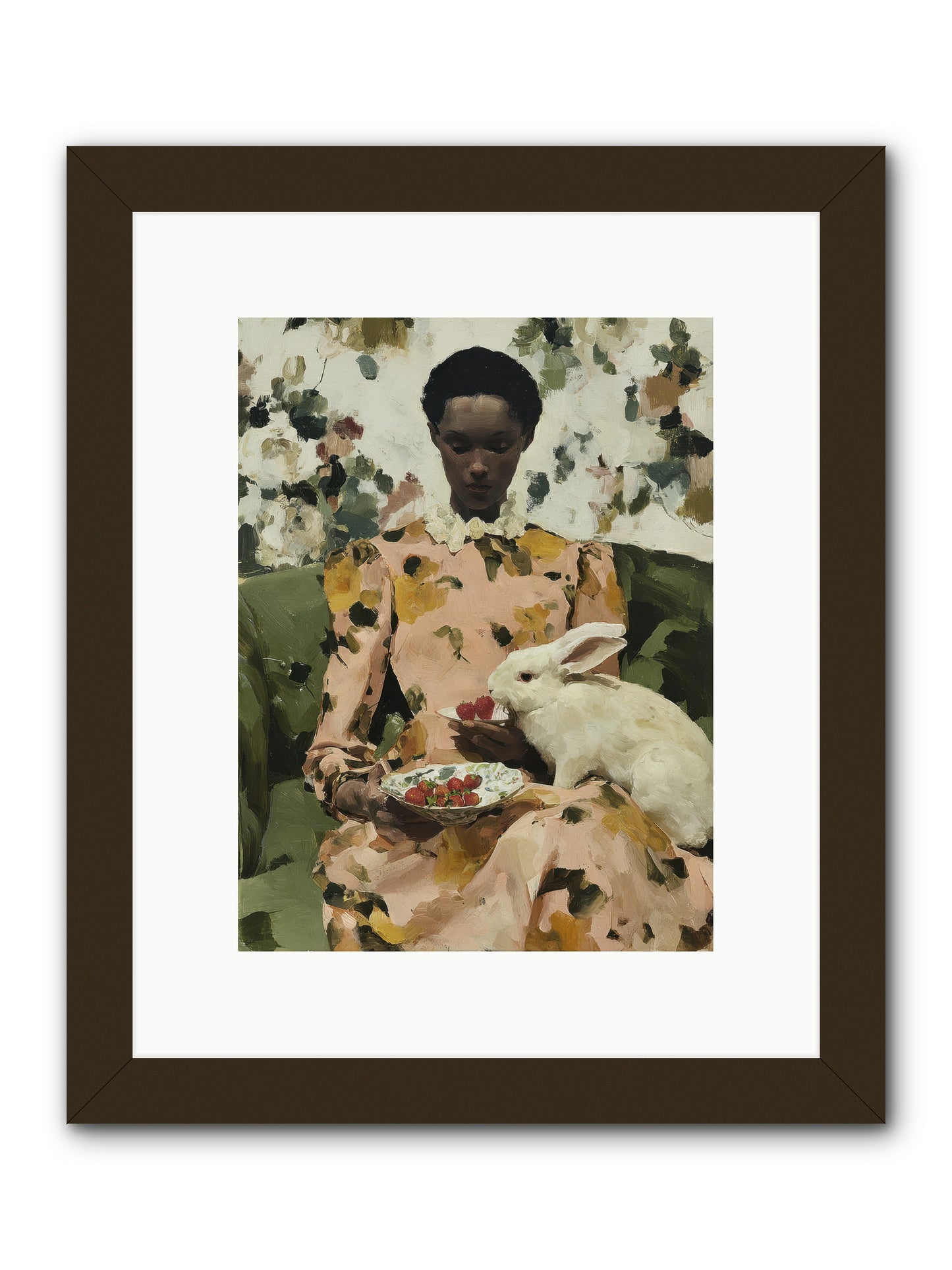 When Spring Wore Velvet -- Framed Print - Black 9x12