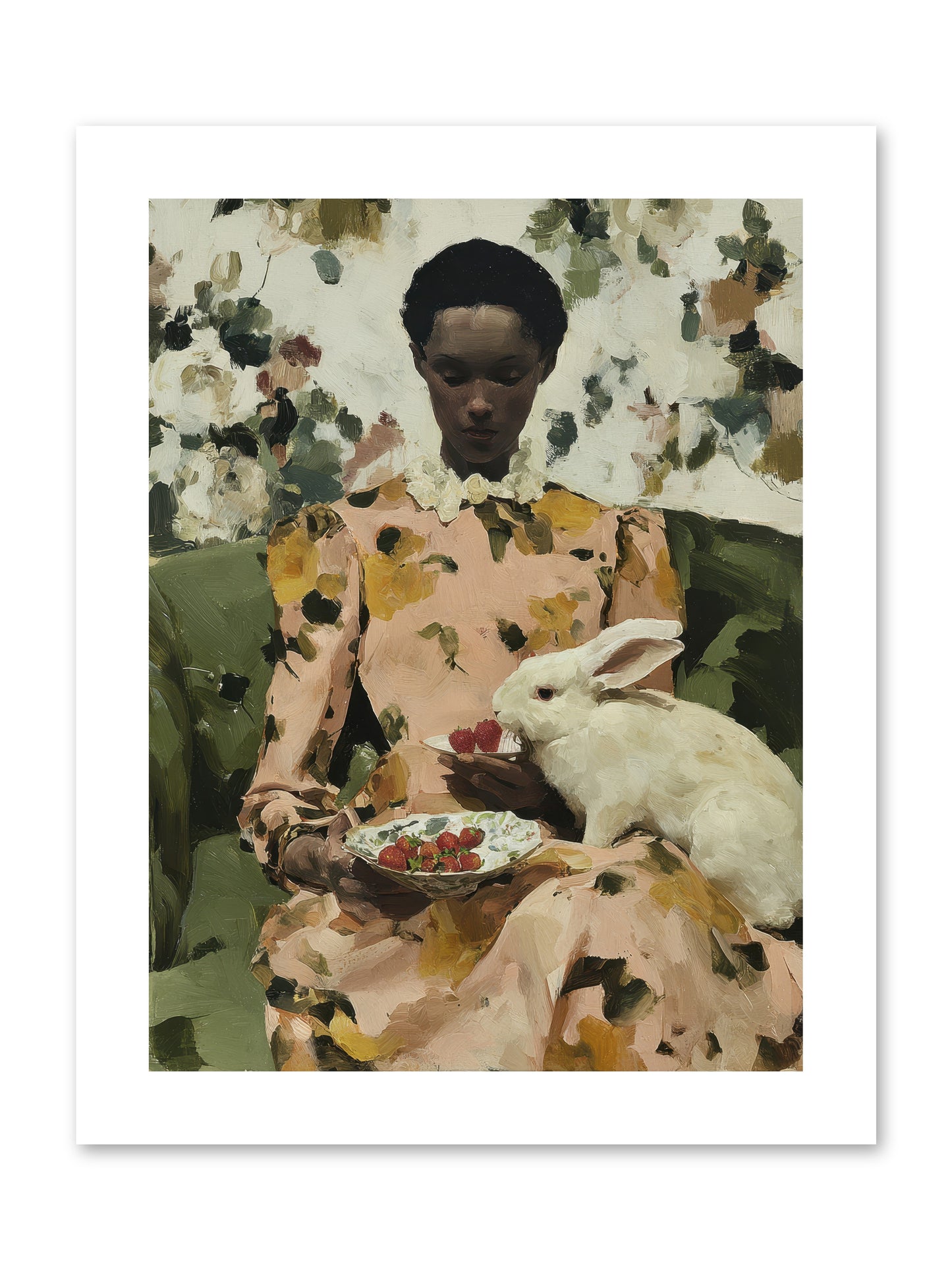 When Spring Wore Velvet -- Loose Canvas Print 9x12