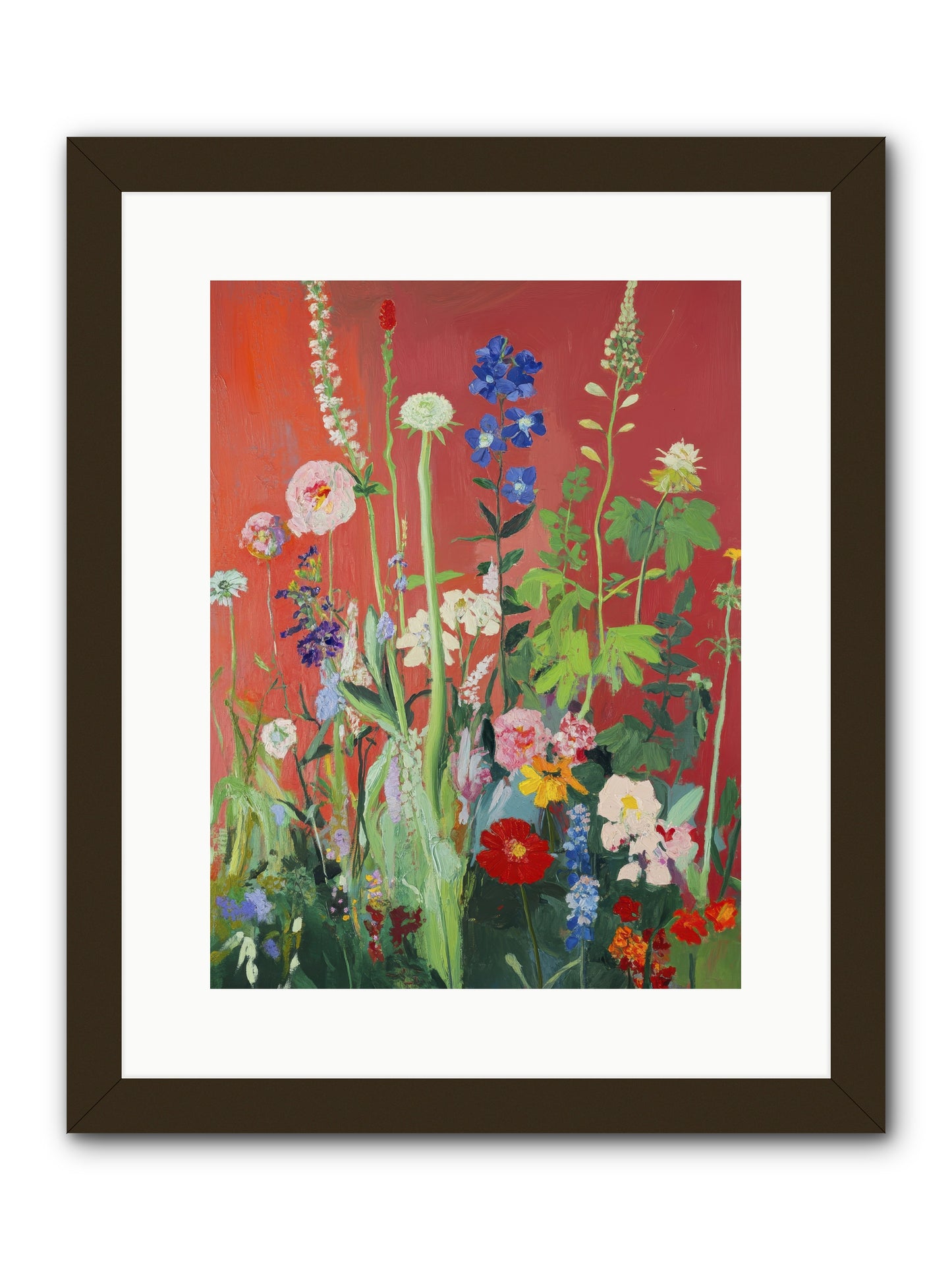 When Stems Held Stories No.1 -- Framed Print - Black 12x16