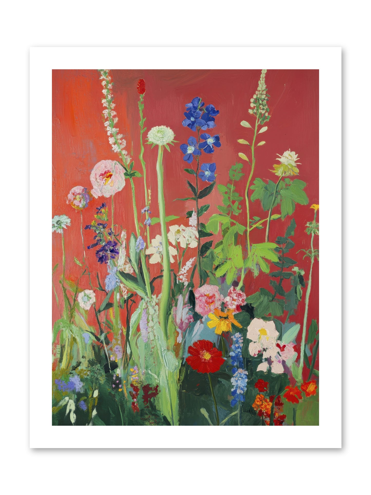 When Stems Held Stories No.1 -- Paper Print 12x16