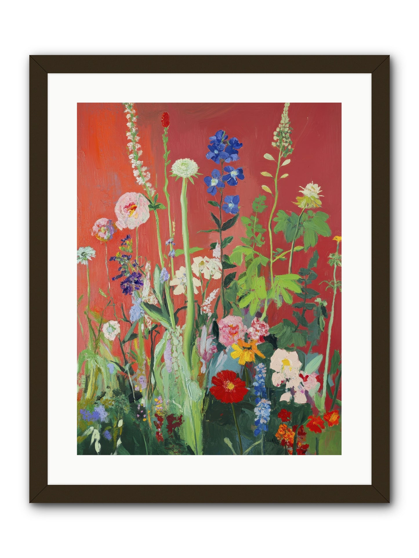 When Stems Held Stories No.1 -- Framed Print - Black 18x24