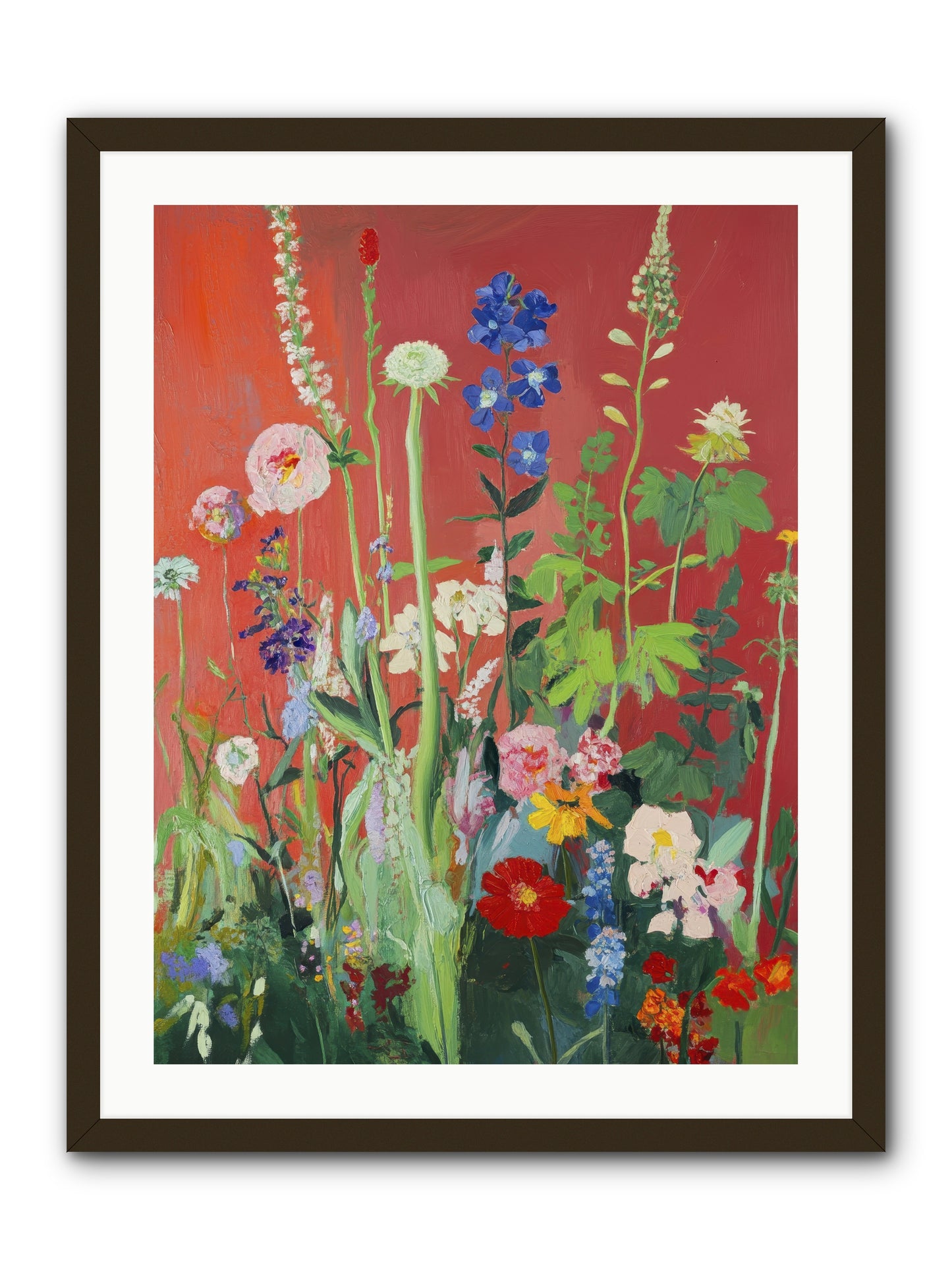 When Stems Held Stories No.1 -- Framed Print - Black 24x32