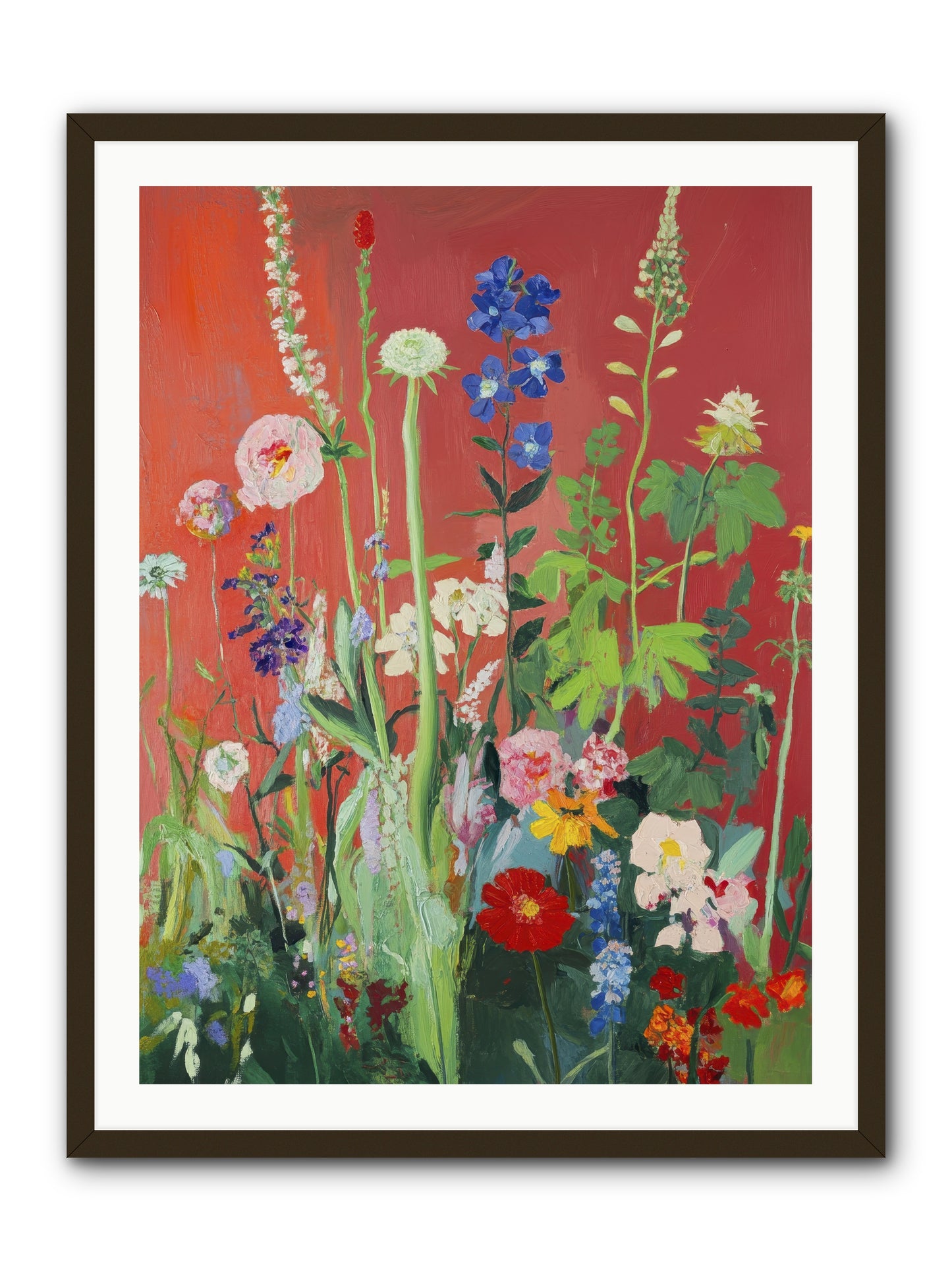 When Stems Held Stories No.1 -- Framed Print - Black 30x40