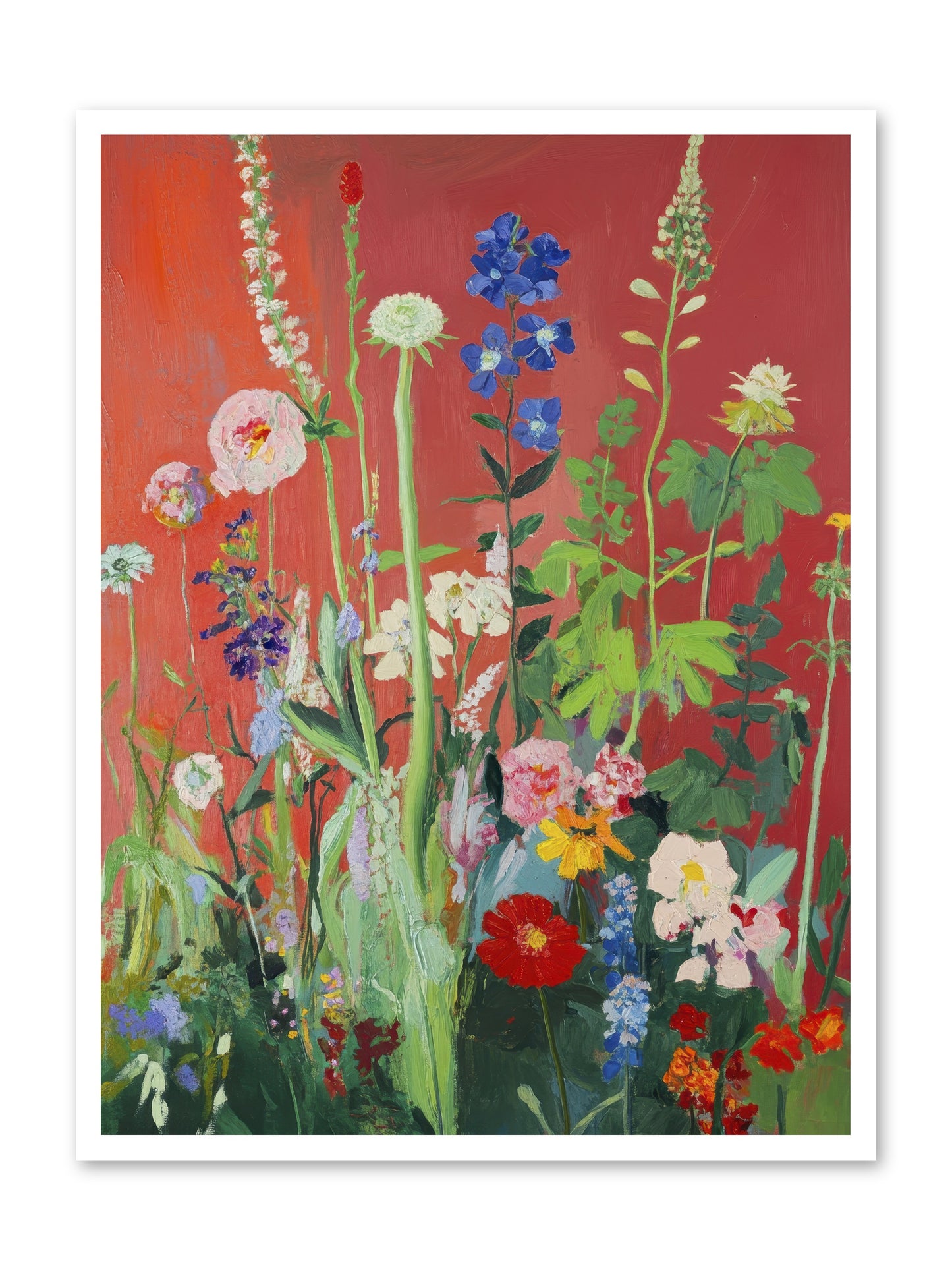 When Stems Held Stories No.1 -- Paper Print 30x40