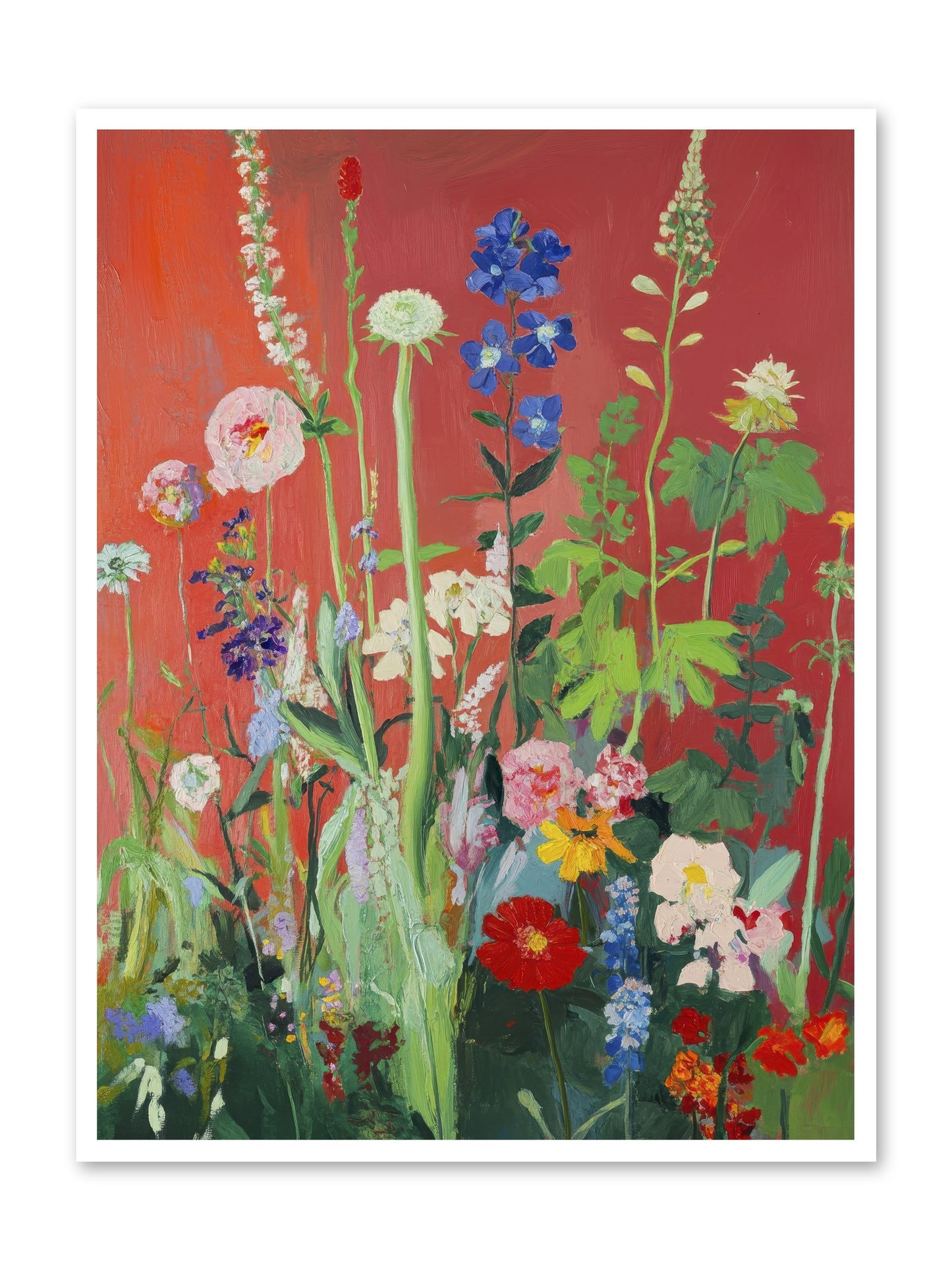 When Stems Held Stories No.1 -- Loose Canvas Print 36x48