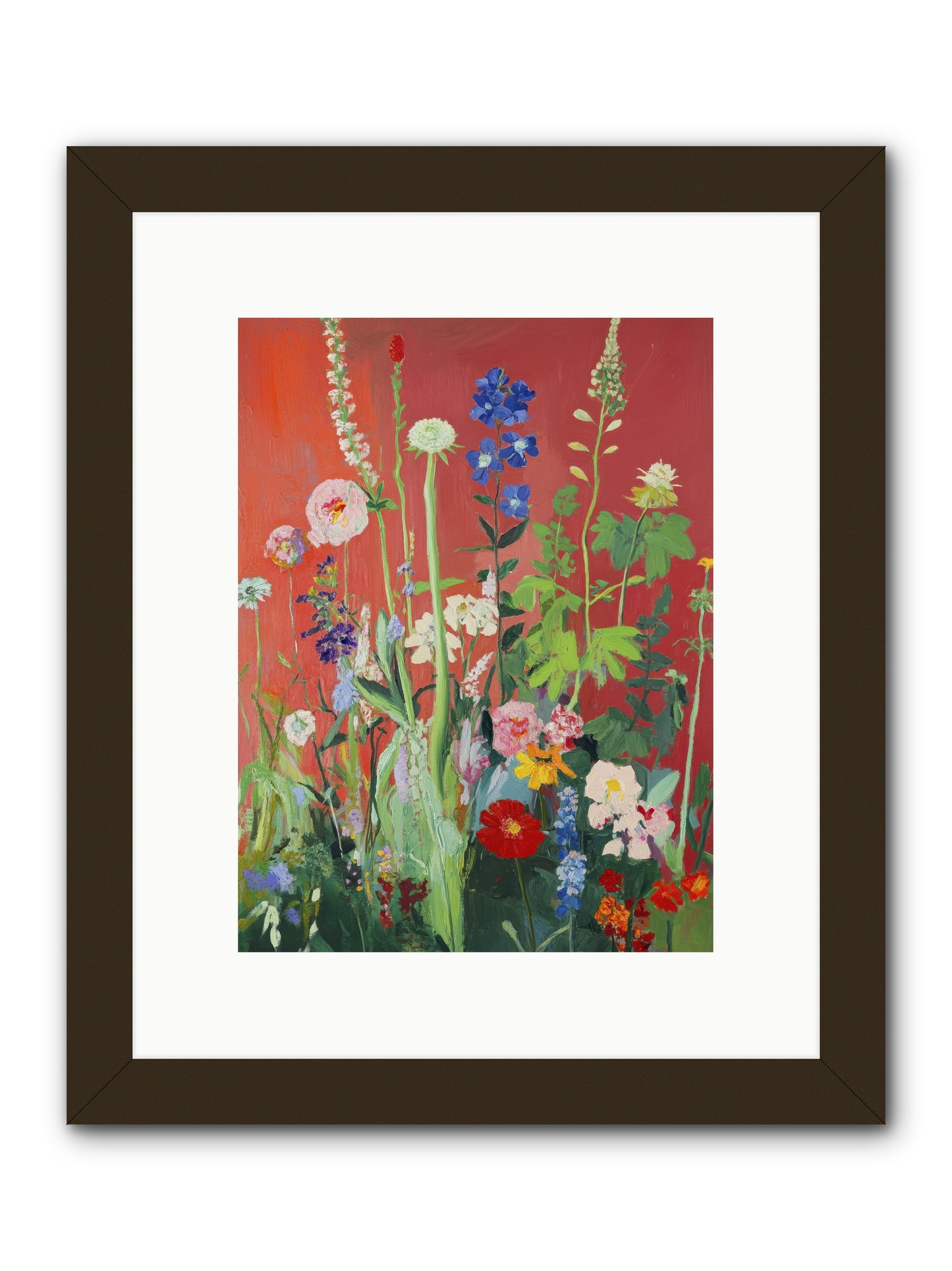 When Stems Held Stories No.1 -- Framed Print - Black 9x12