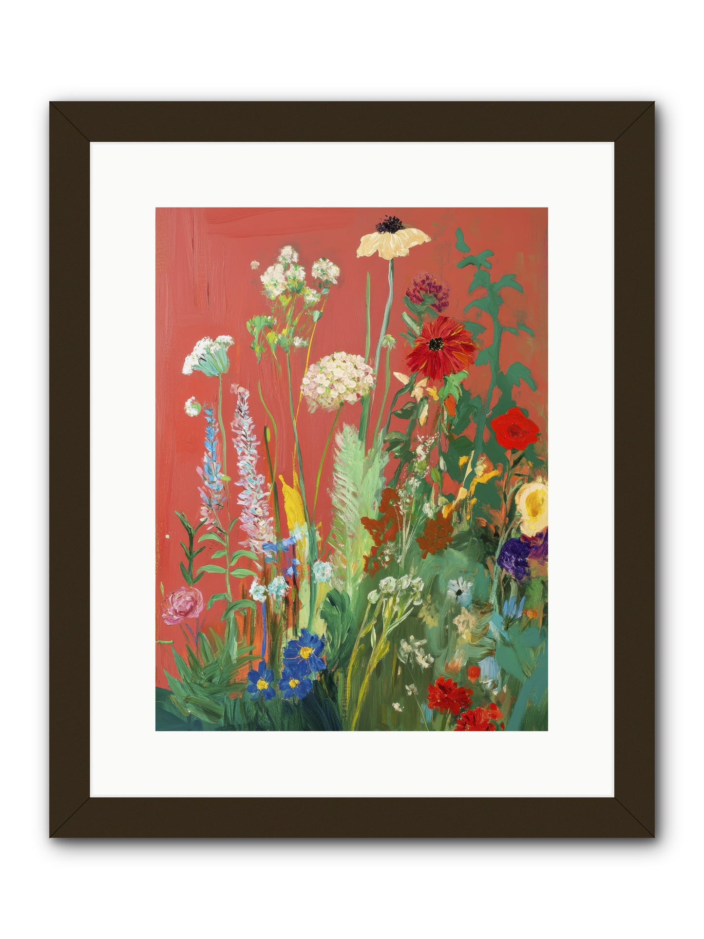 When Stems Held Stories No.2 -- Framed Print - Black 12x16
