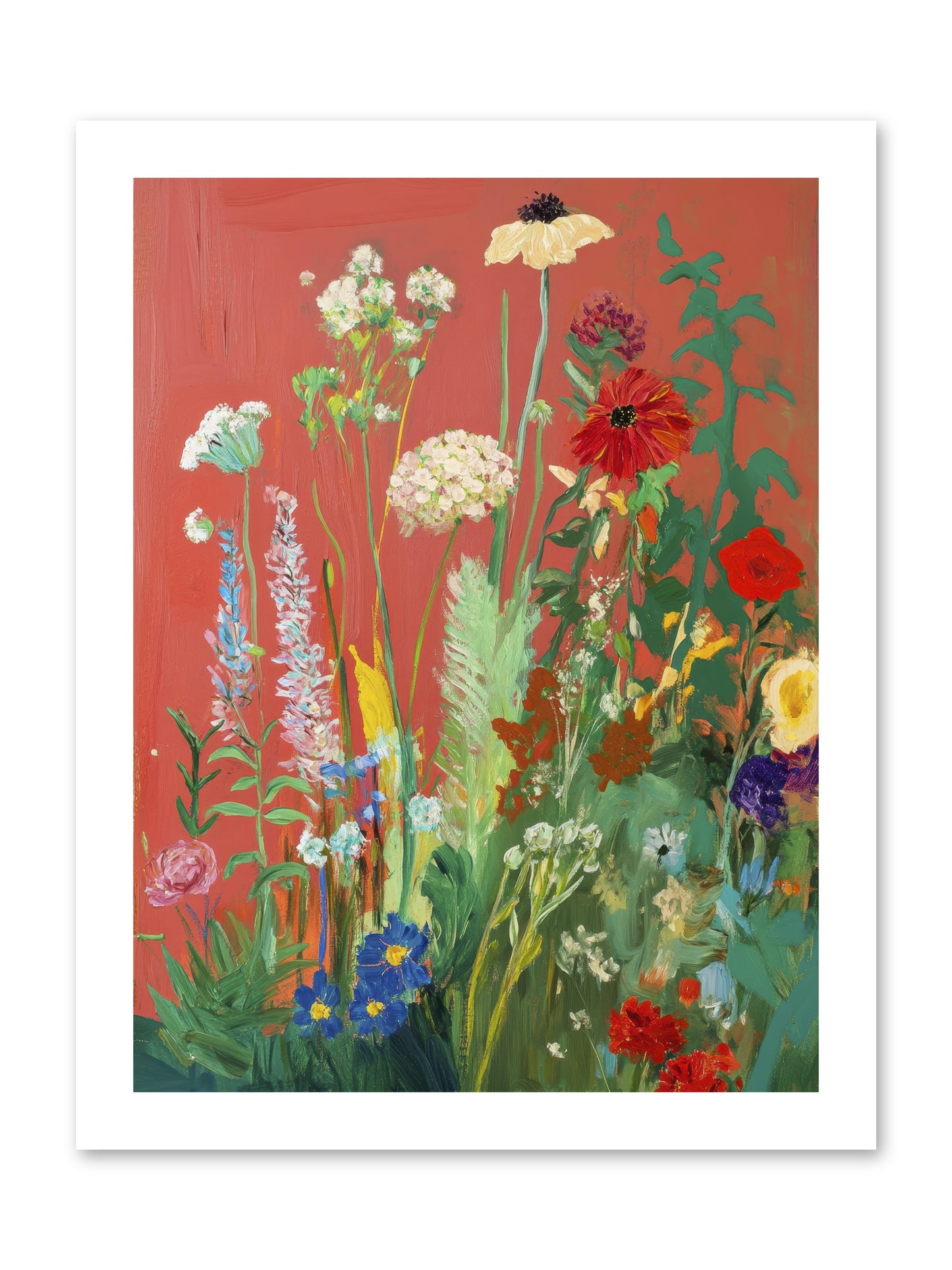 When Stems Held Stories No.2 -- Paper Print 12x16