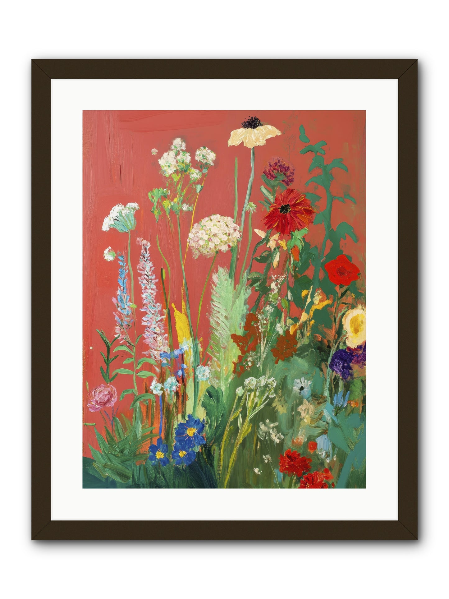 When Stems Held Stories No.2 -- Framed Print - Black 18x24