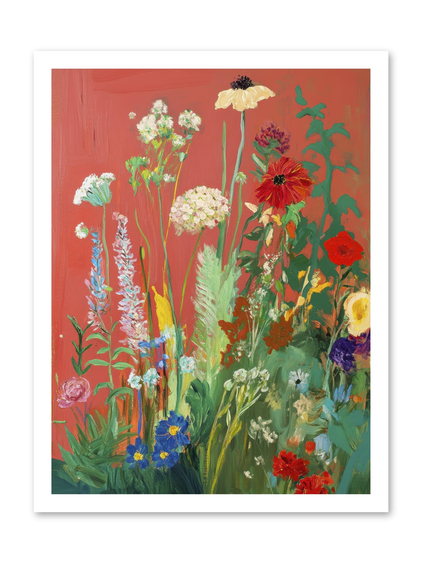 When Stems Held Stories No.2 -- Paper Print 18x24