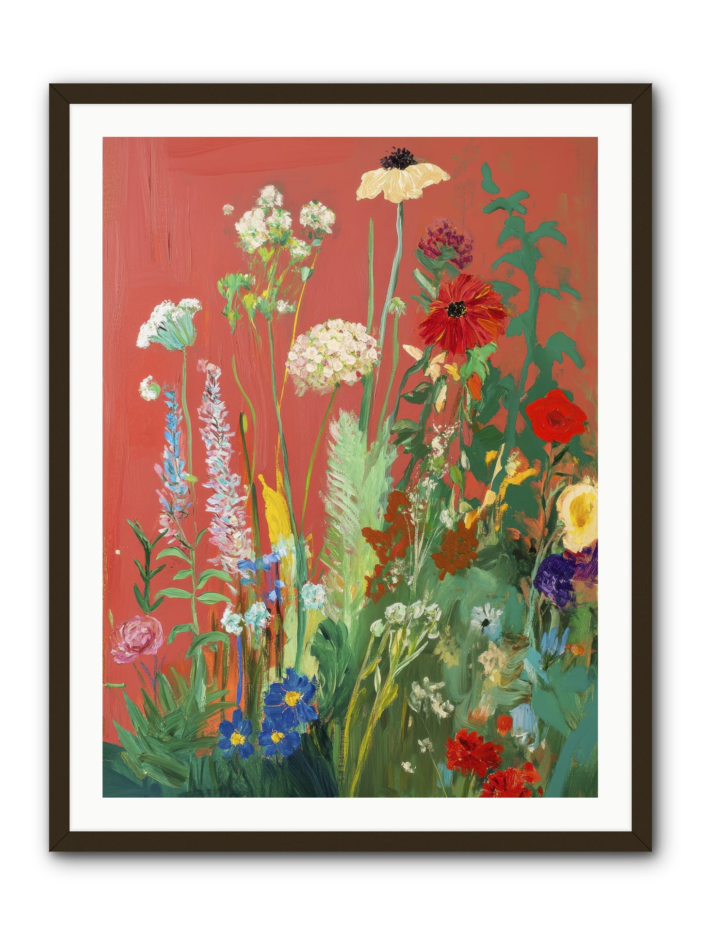 When Stems Held Stories No.2 -- Framed Print - Black 30x40