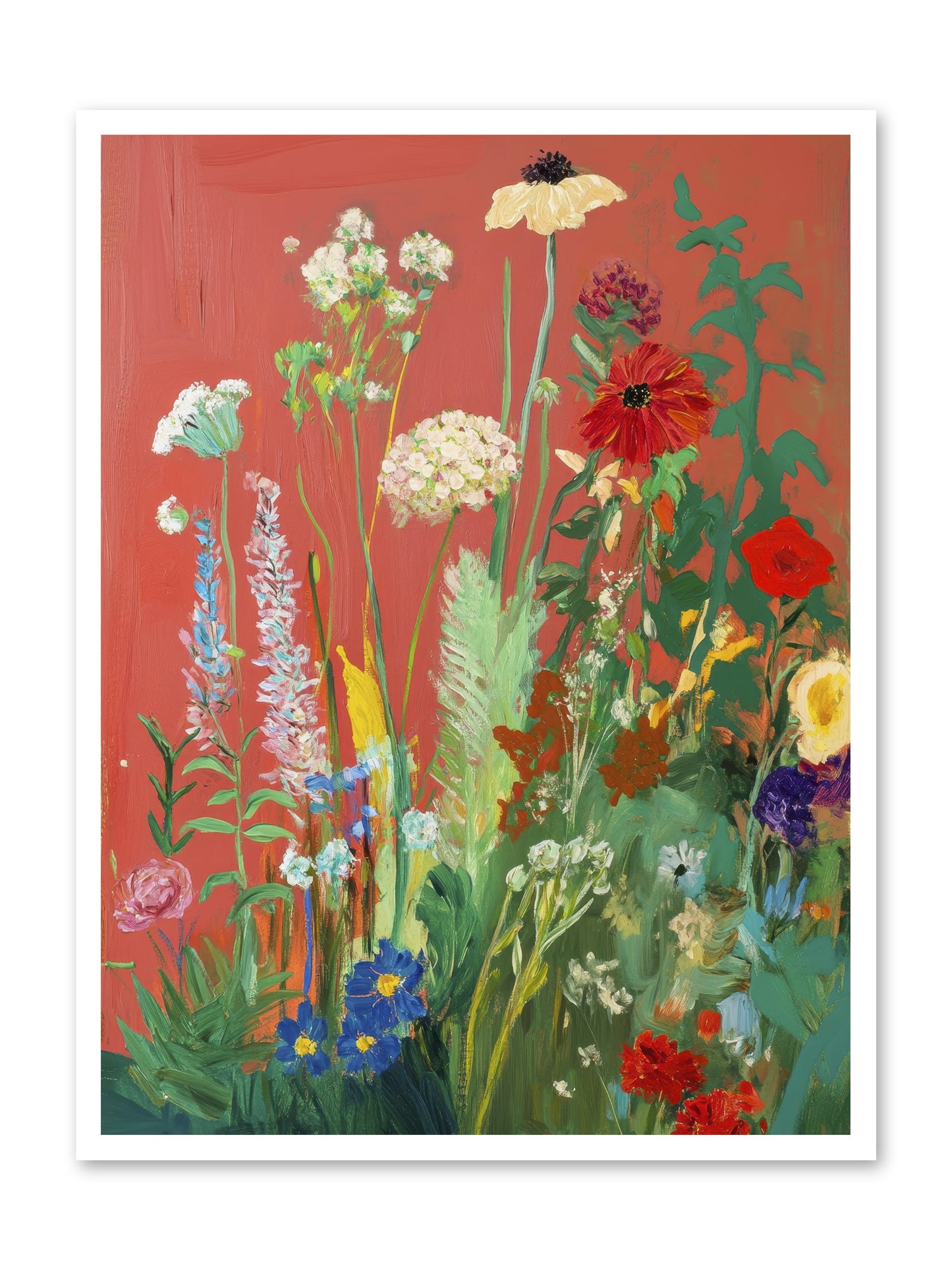 When Stems Held Stories No.2 -- Loose Canvas Print 30x40