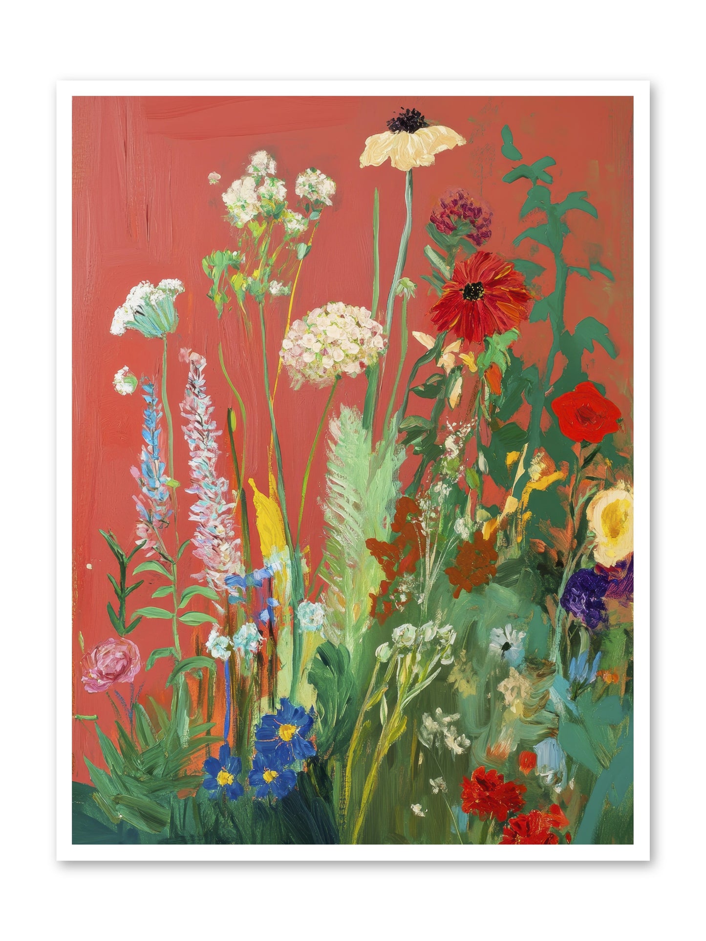 When Stems Held Stories No.2 -- Loose Canvas Print 36x48