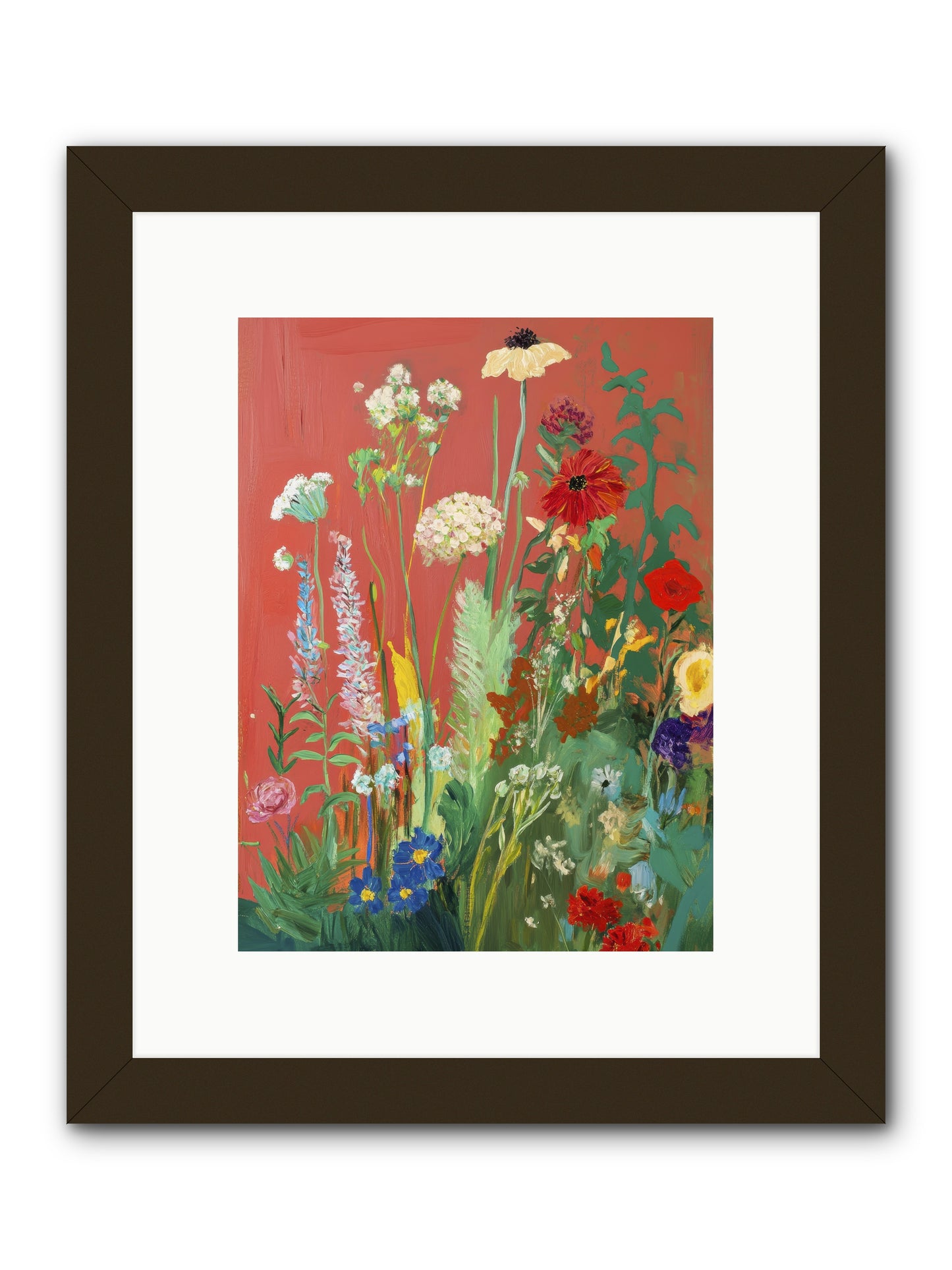 When Stems Held Stories No.2 -- Framed Print - Black 9x12
