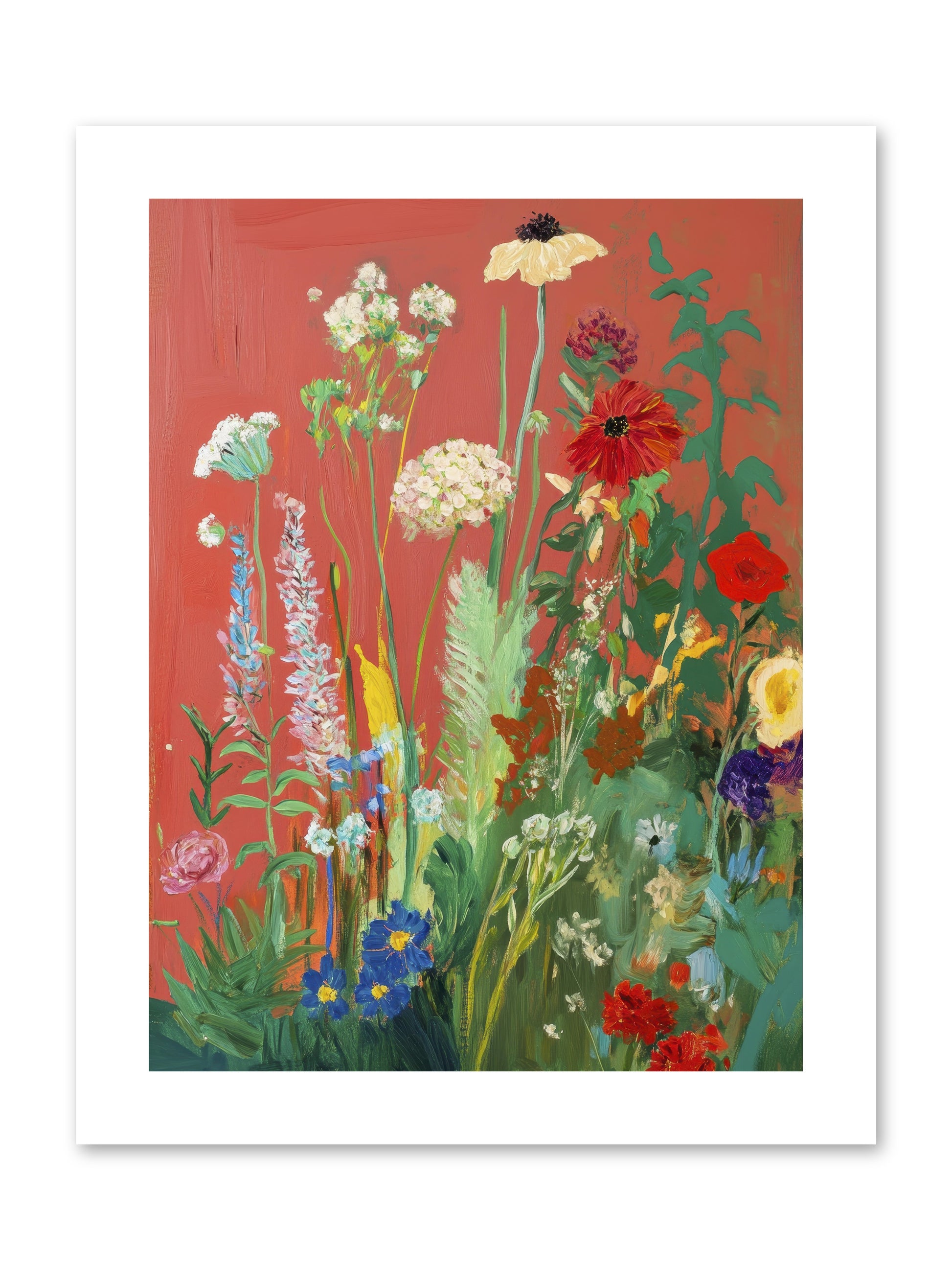 When Stems Held Stories No.2 -- Paper Print 9x12