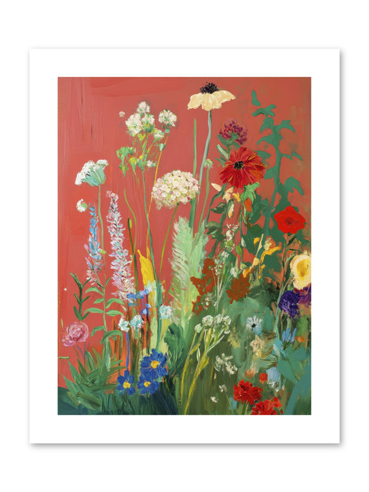 When Stems Held Stories No.2 -- Paper Print 9x12