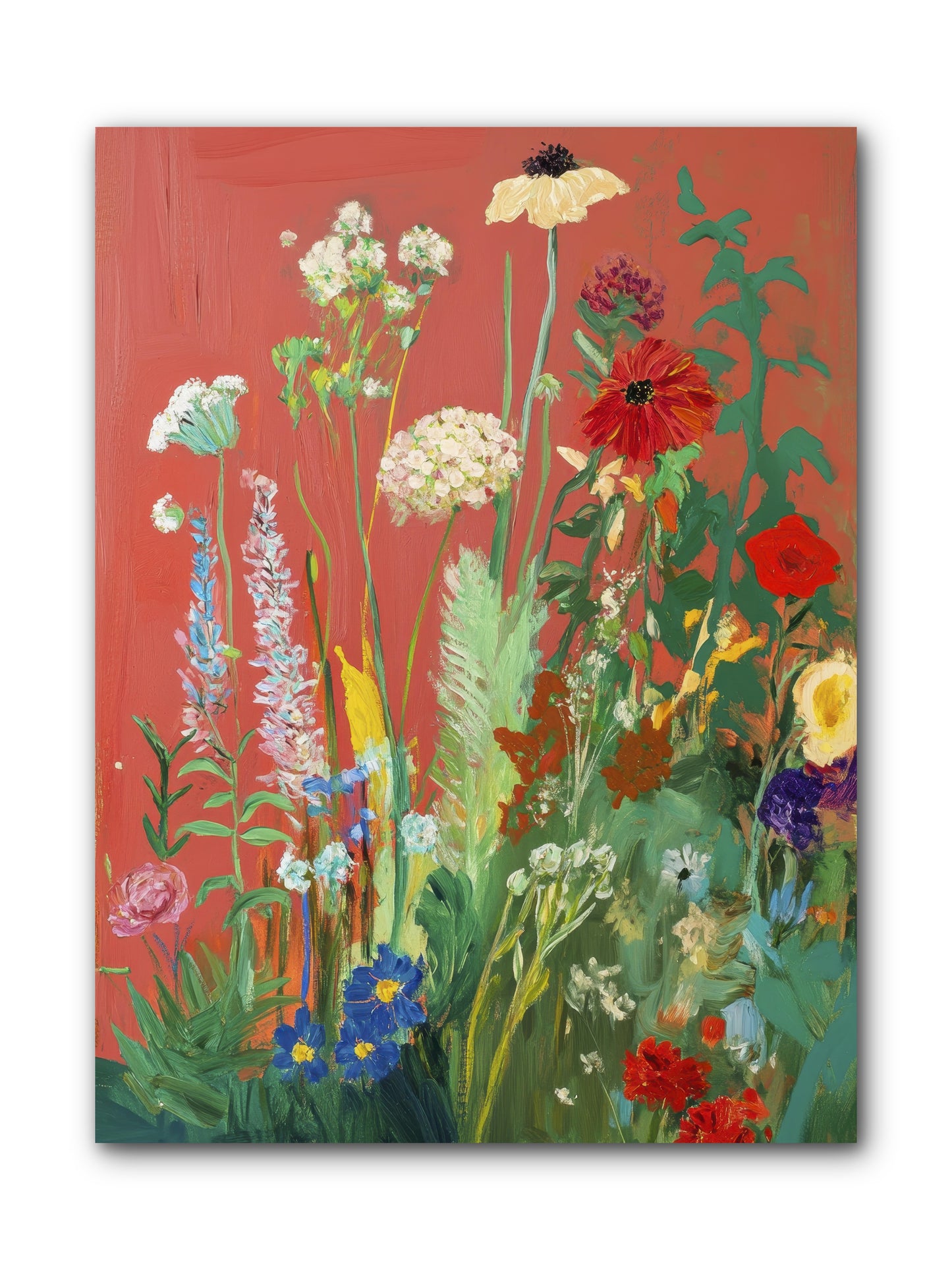 When Stems Held Stories No.2 -- Wrapped Canvas 9x12