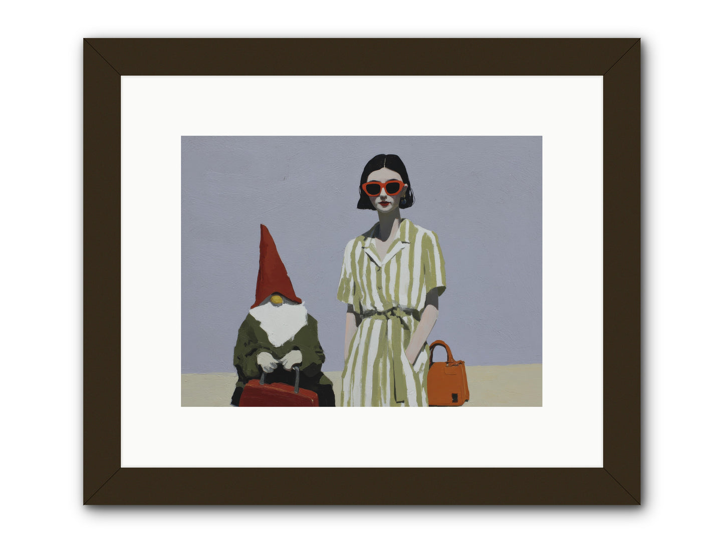 When Summer Packed Its Bags -- Framed Print - Black 12x9