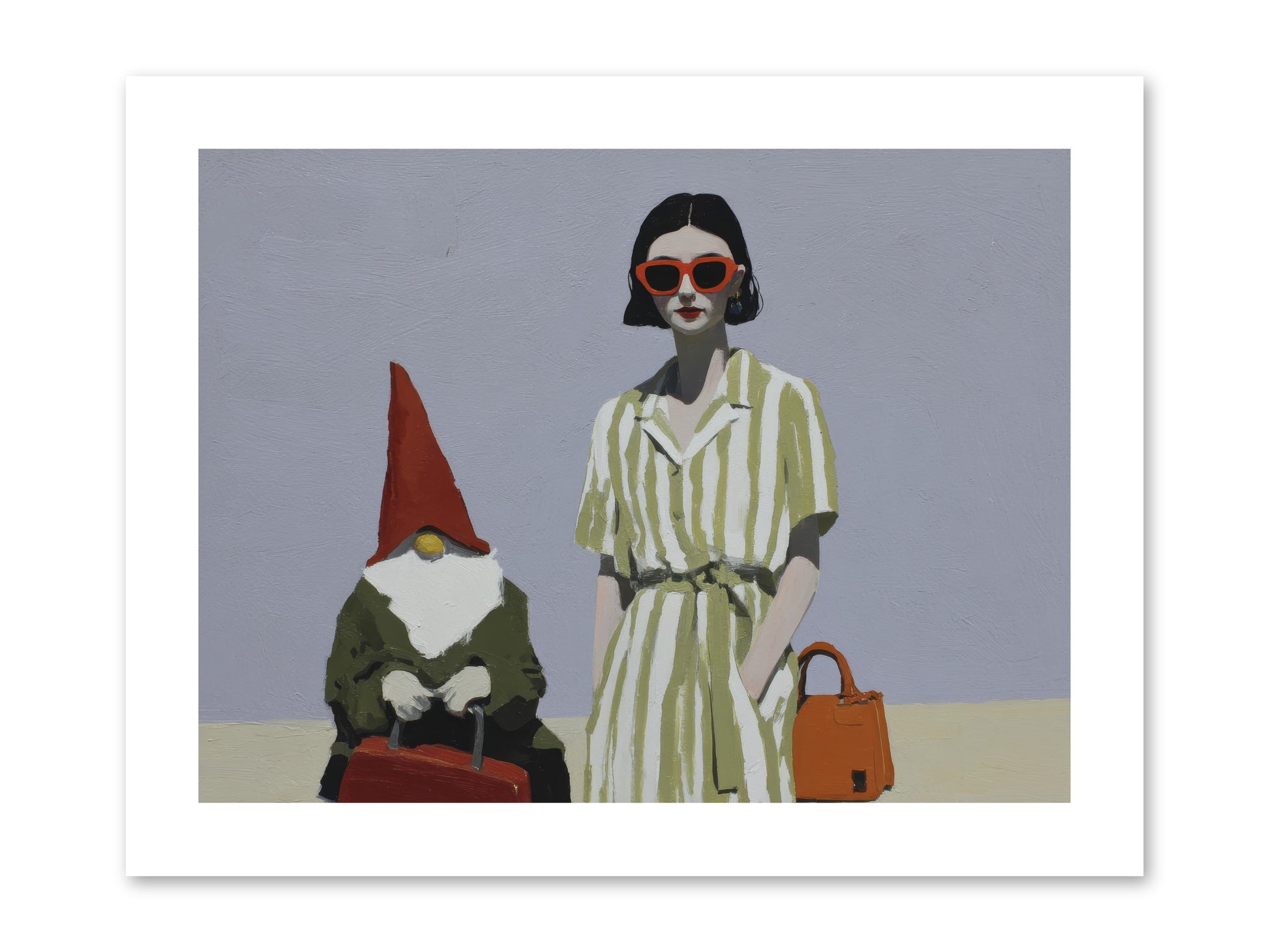 When Summer Packed Its Bags -- Paper Print 12x9