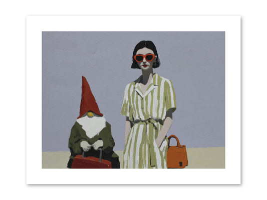 When Summer Packed Its Bags -- Paper Print 12x9