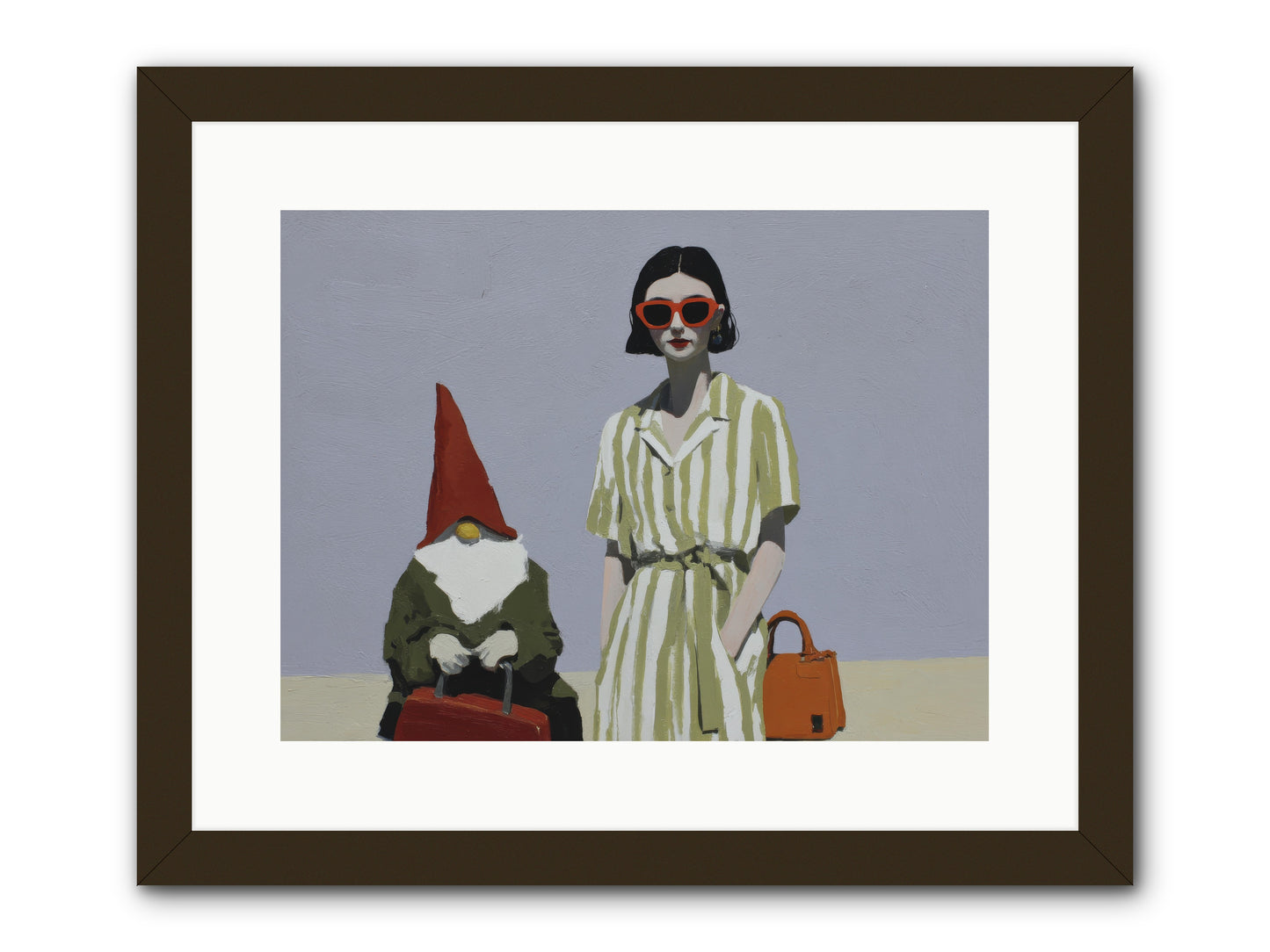 When Summer Packed Its Bags -- Framed Print - Black 16x12