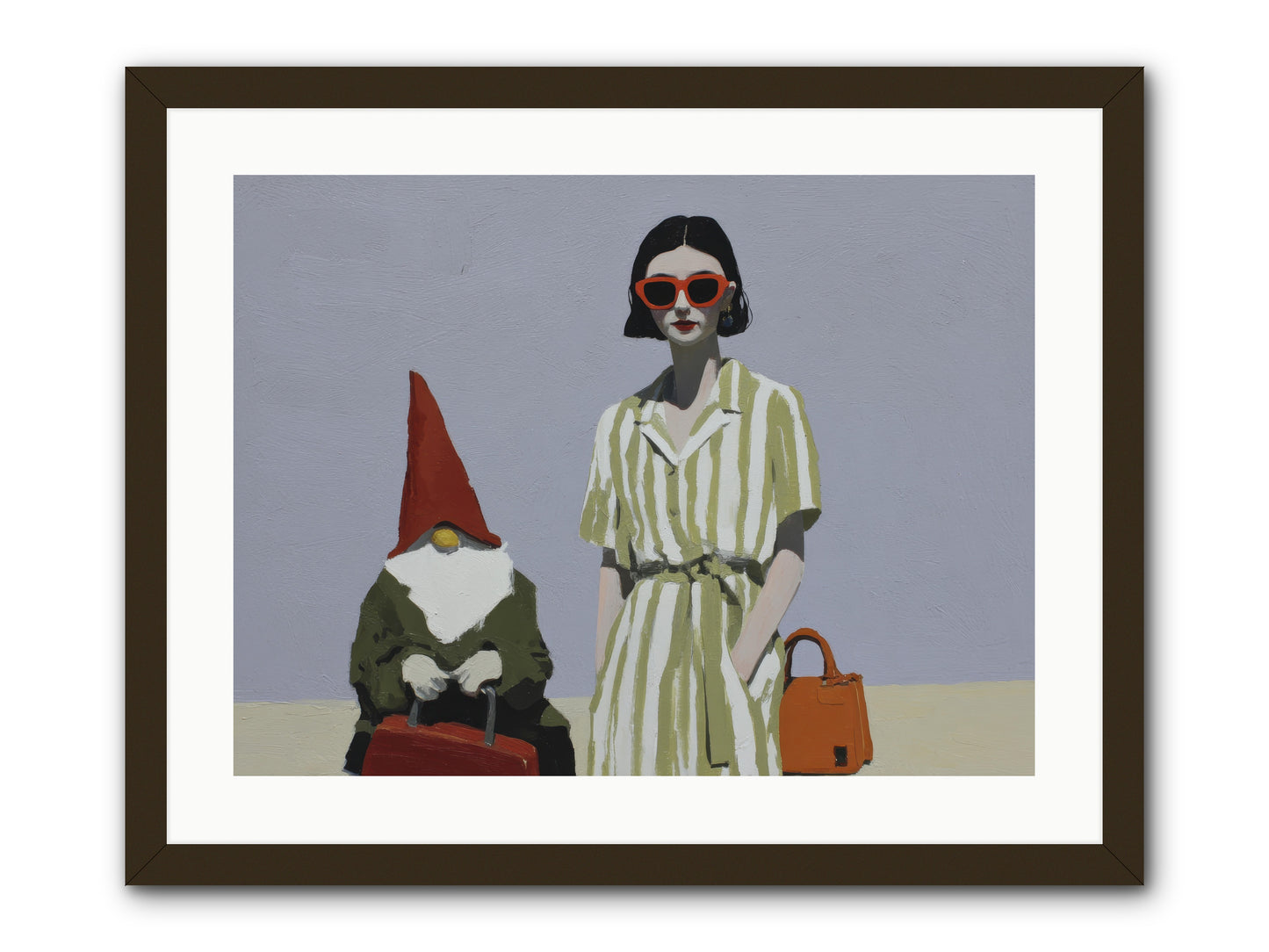 When Summer Packed Its Bags -- Framed Print - Black 24x18