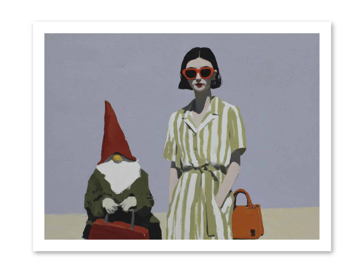 When Summer Packed Its Bags -- Loose Canvas Print 24x18