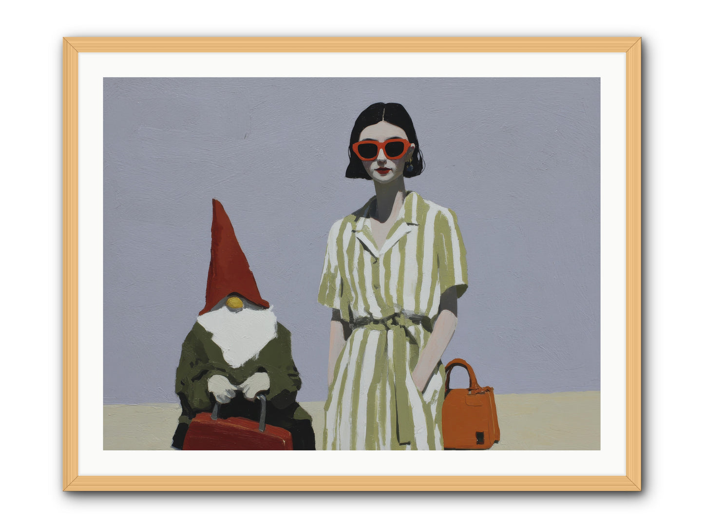 When Summer Packed Its Bags -- Framed Print - Natural 40x30