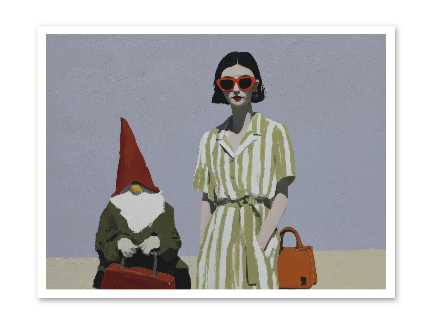 When Summer Packed Its Bags -- Paper Print 40x30