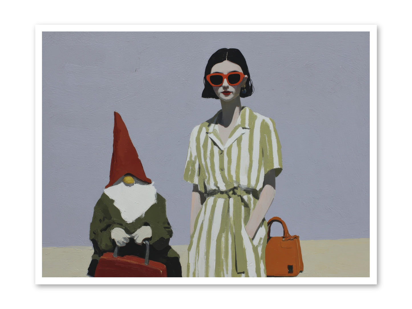 When Summer Packed Its Bags -- Paper Print 48x36