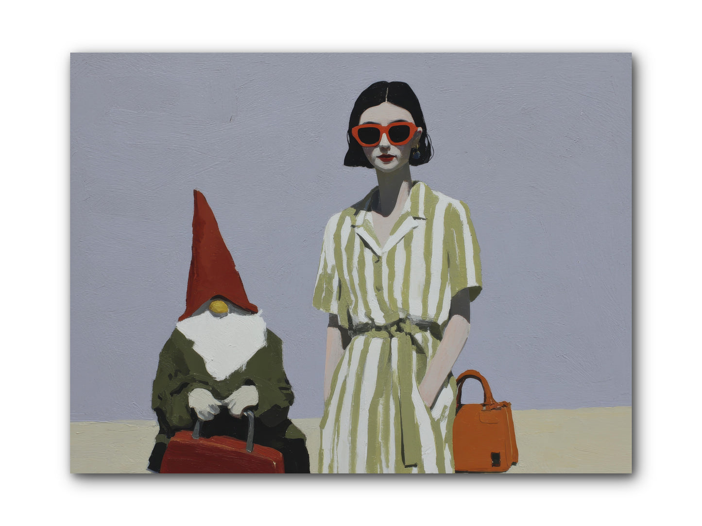 When Summer Packed Its Bags -- Wrapped Canvas 12x9