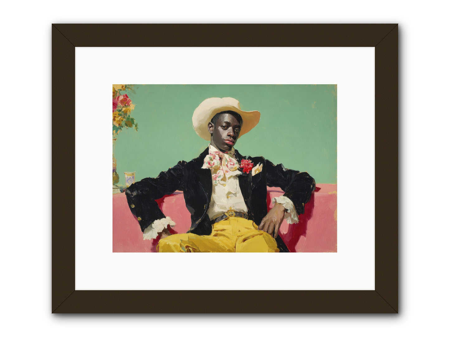 When Sweetness Was Philosophy -- Framed Print - Black 12x9