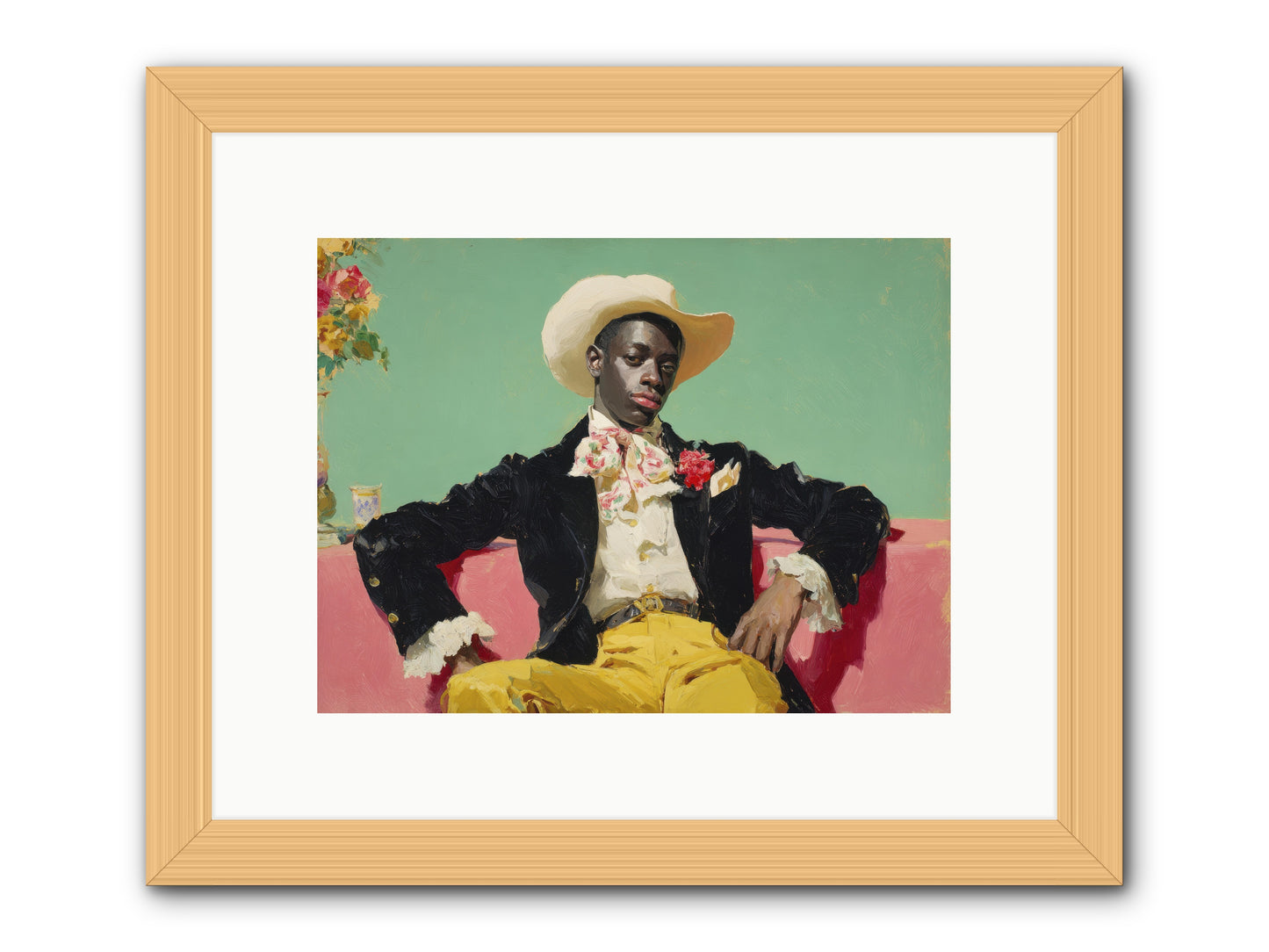 When Sweetness Was Philosophy -- Framed Print - Natural 12x9
