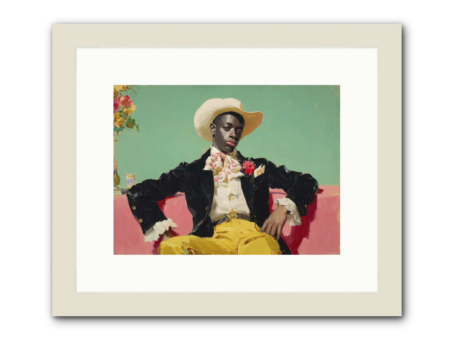 When Sweetness Was Philosophy -- Framed Print - White 12x9