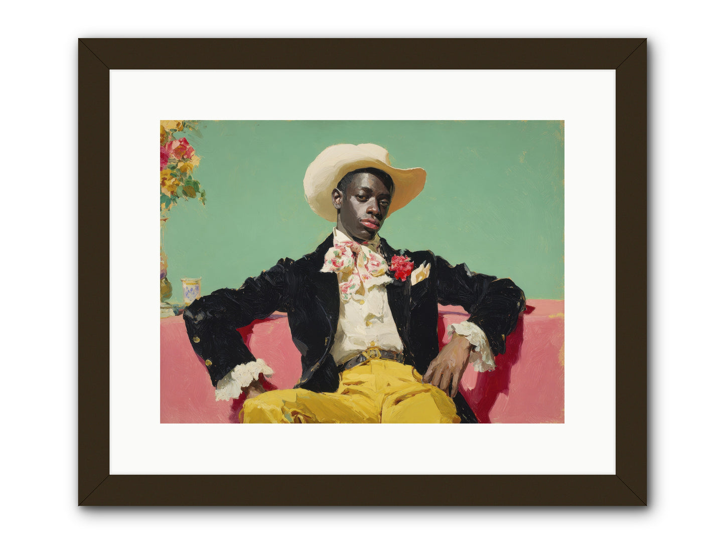 When Sweetness Was Philosophy -- Framed Print - Black 16x12