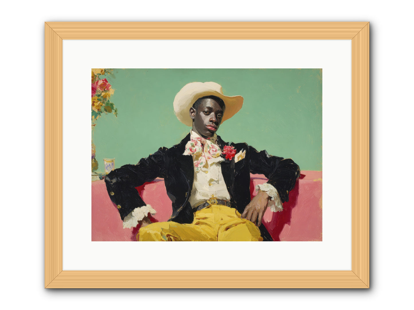 When Sweetness Was Philosophy -- Framed Print - Natural 16x12