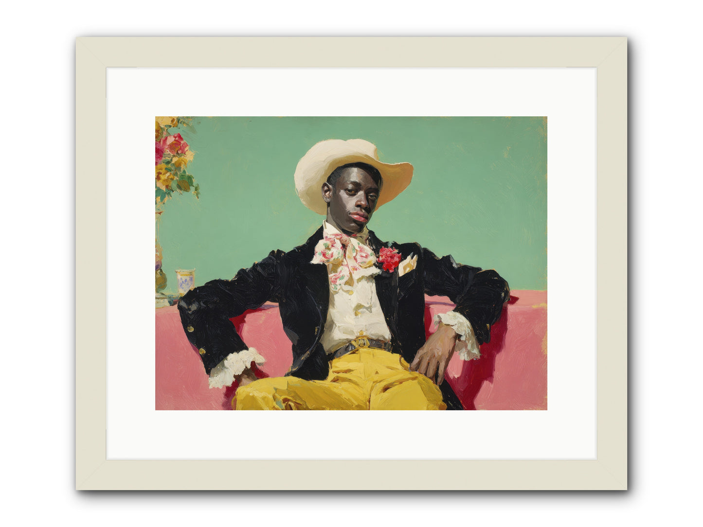 When Sweetness Was Philosophy -- Framed Print - White 16x12