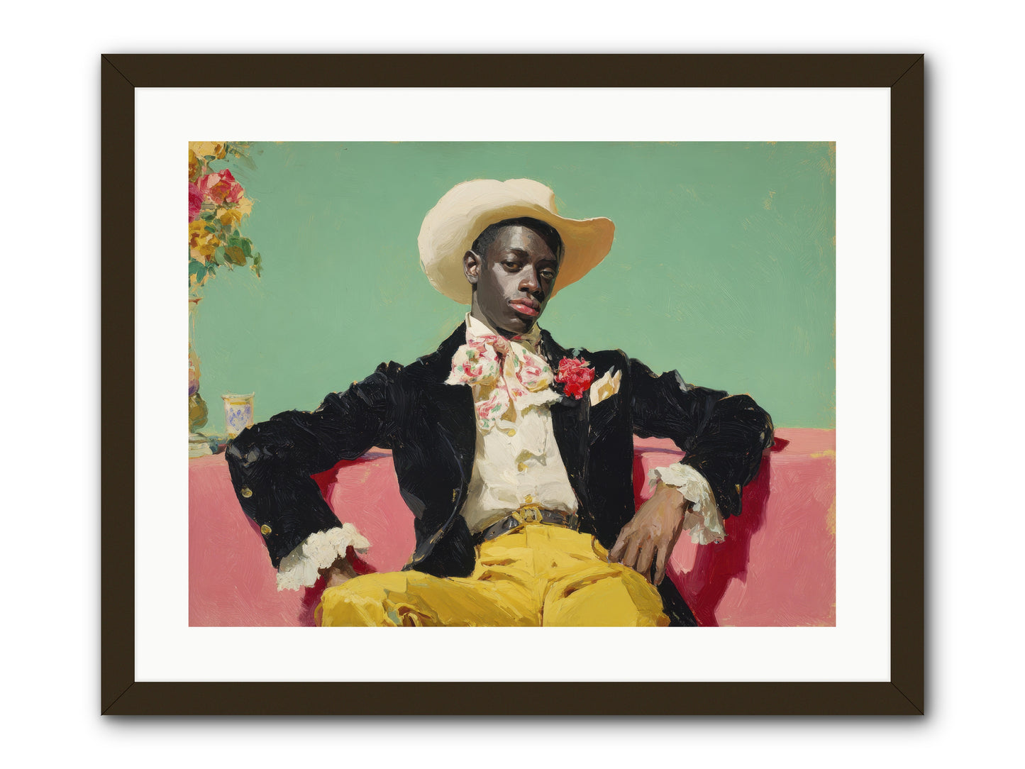 When Sweetness Was Philosophy -- Framed Print - Black 24x18