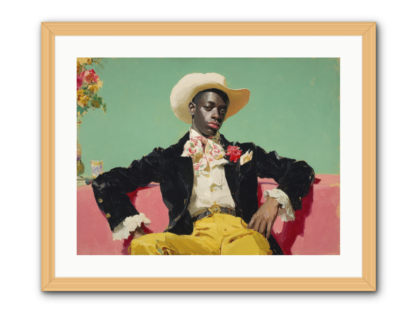 When Sweetness Was Philosophy -- Framed Print - Natural 24x18