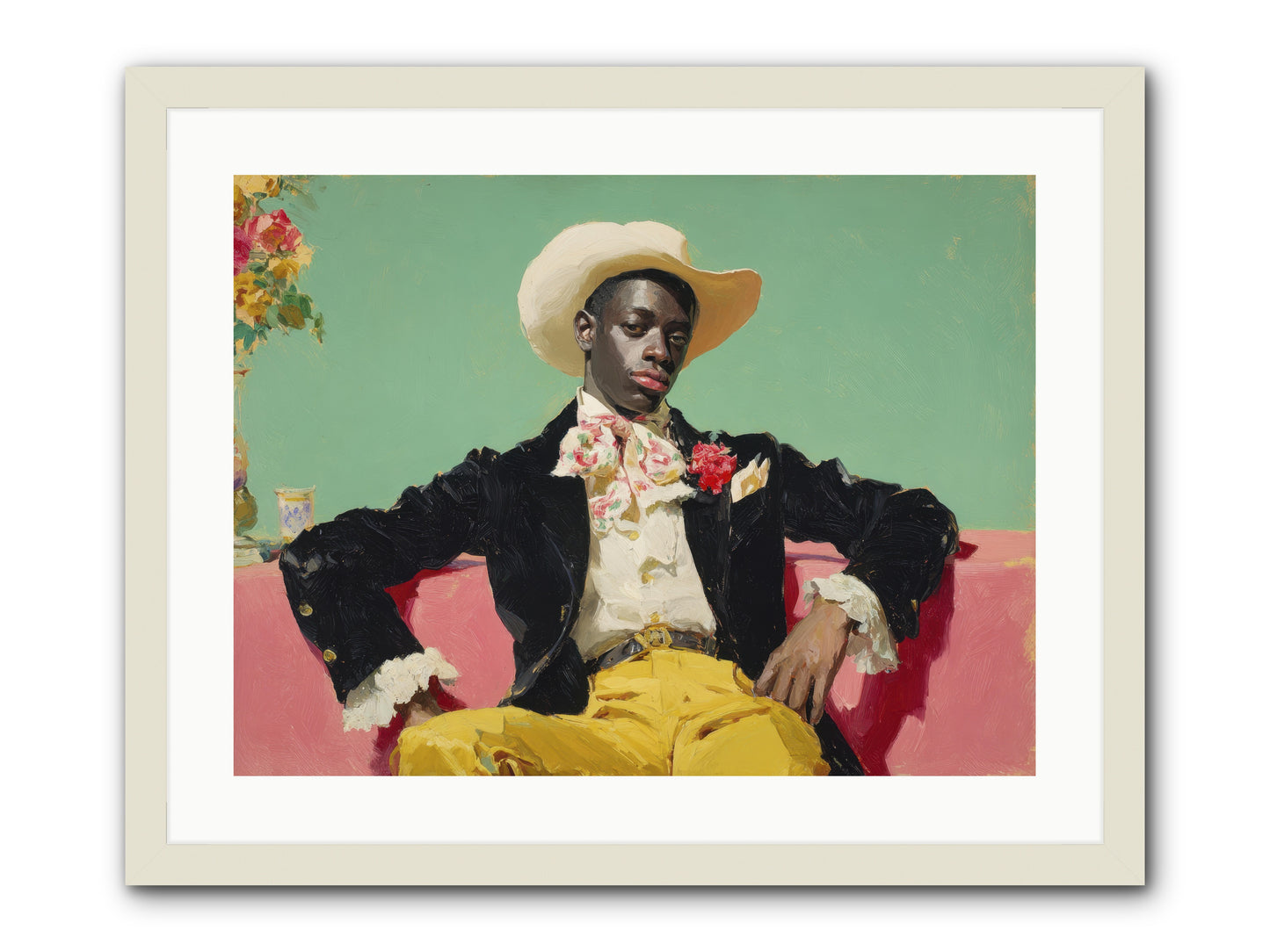 When Sweetness Was Philosophy -- Framed Print - White 24x18