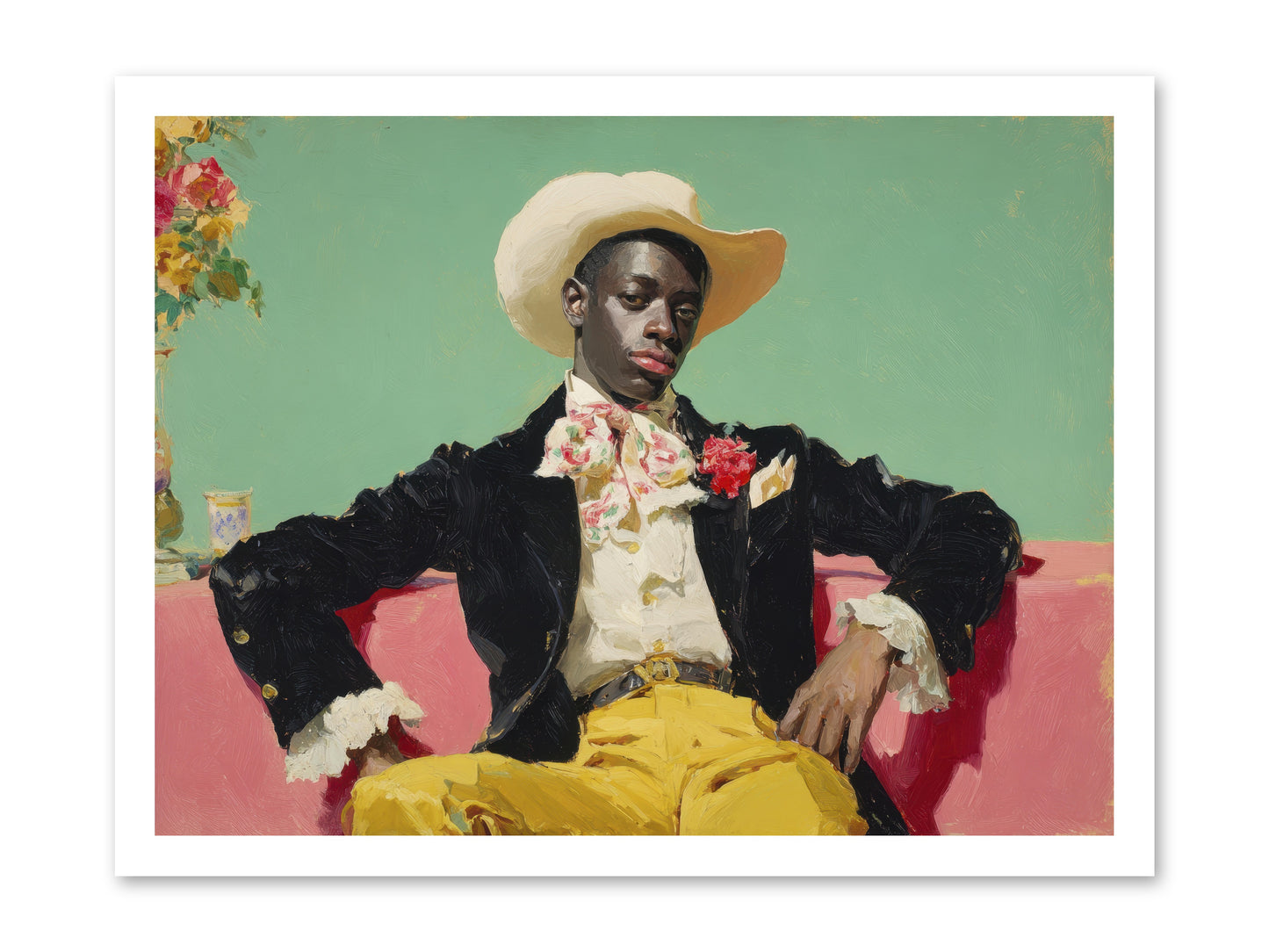 When Sweetness Was Philosophy -- Loose Canvas Print 24x18