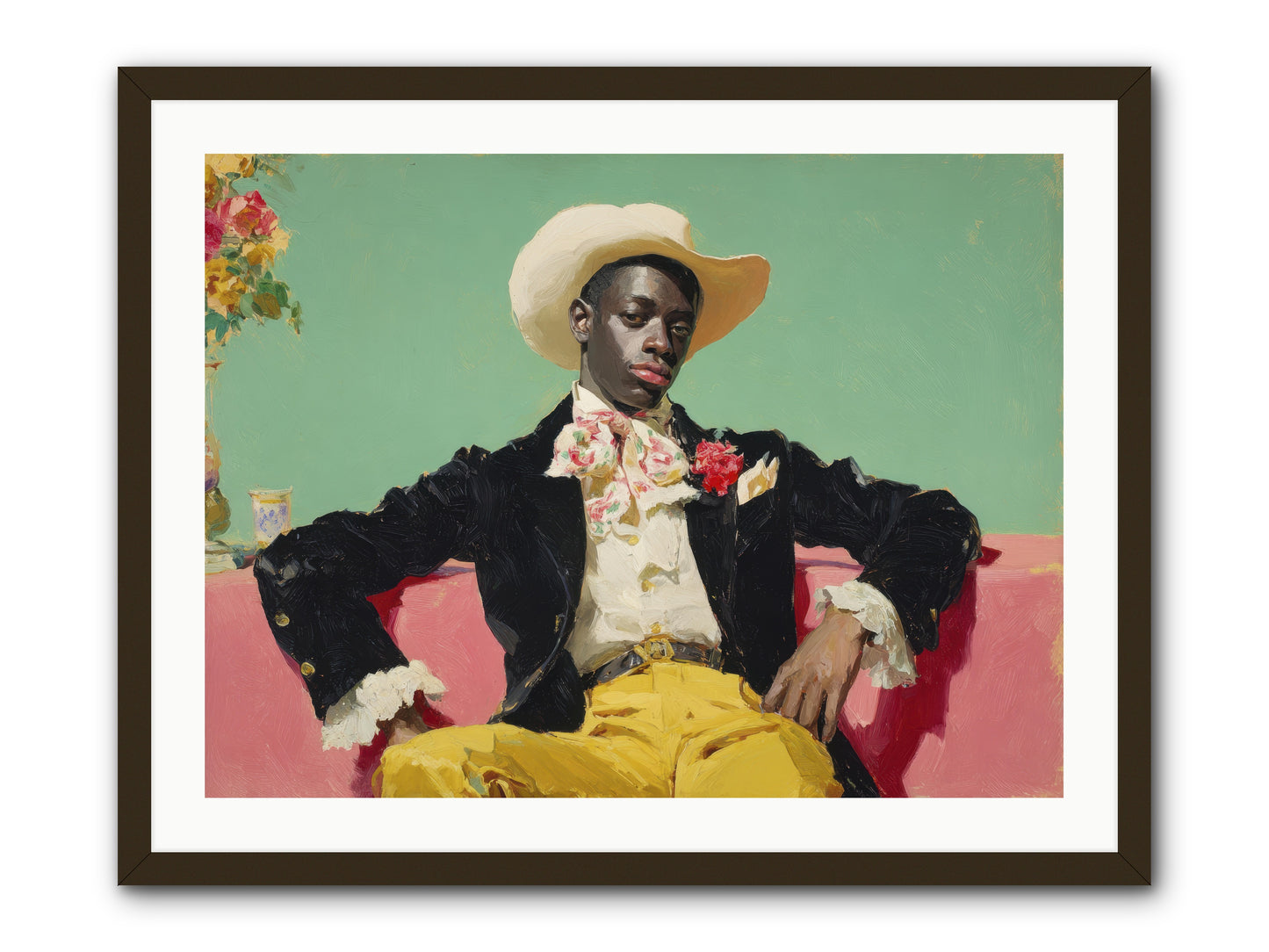 When Sweetness Was Philosophy -- Framed Print - Black 32x24
