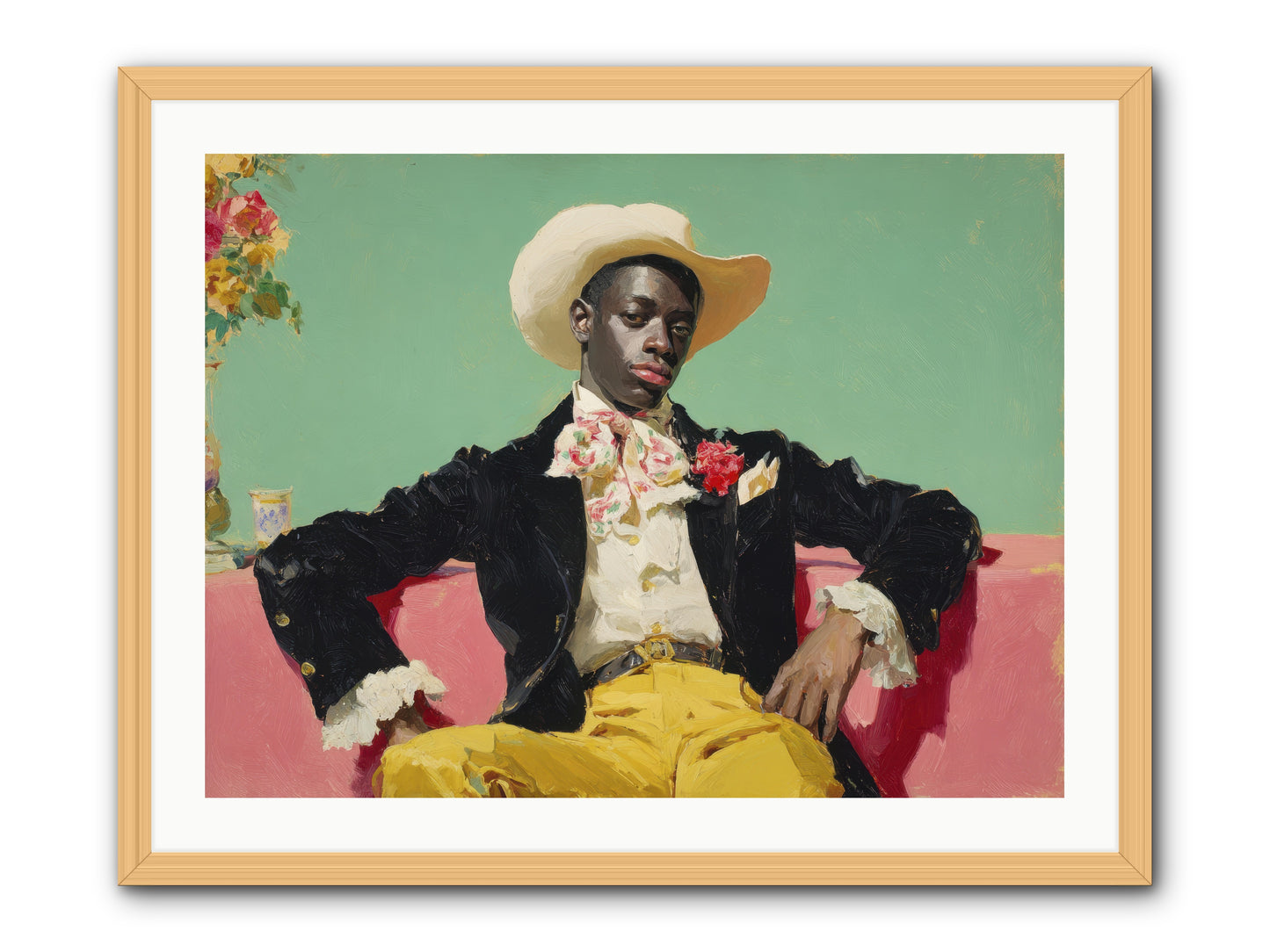 When Sweetness Was Philosophy -- Framed Print - Natural 32x24