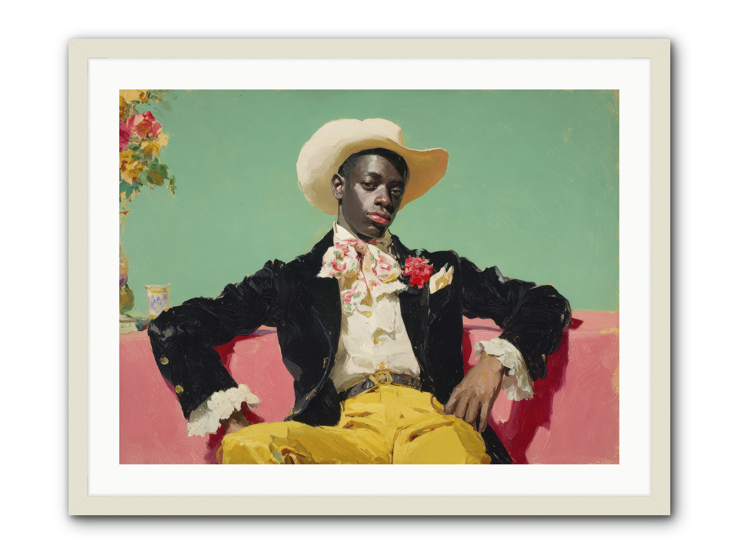When Sweetness Was Philosophy -- Framed Print - White 32x24