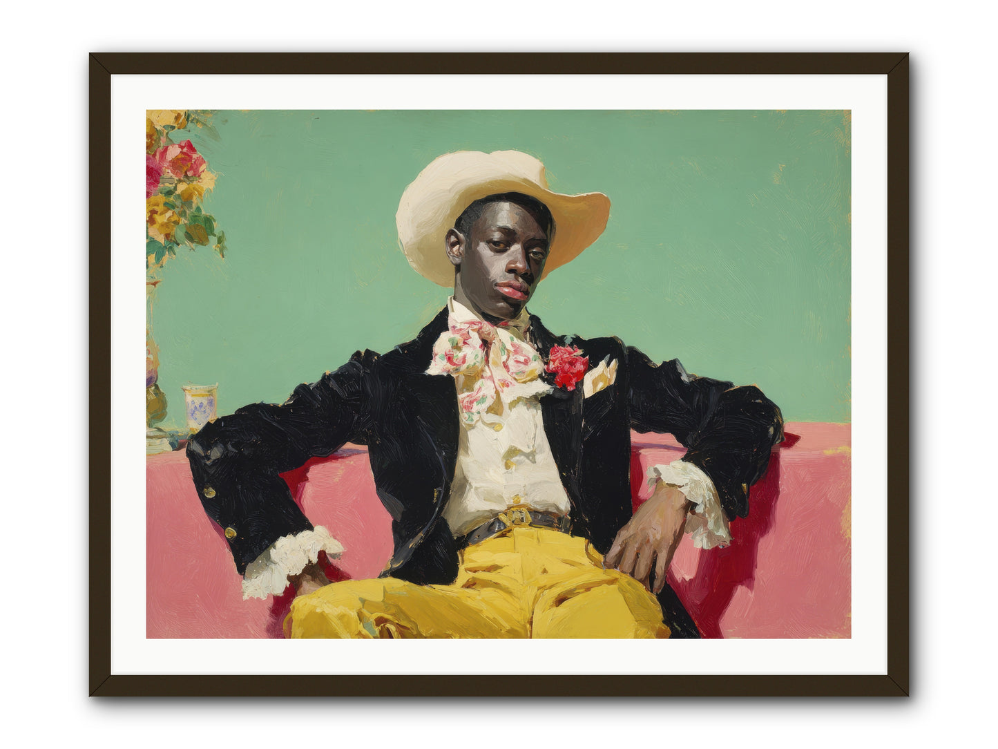 When Sweetness Was Philosophy -- Framed Print - Black 40x30